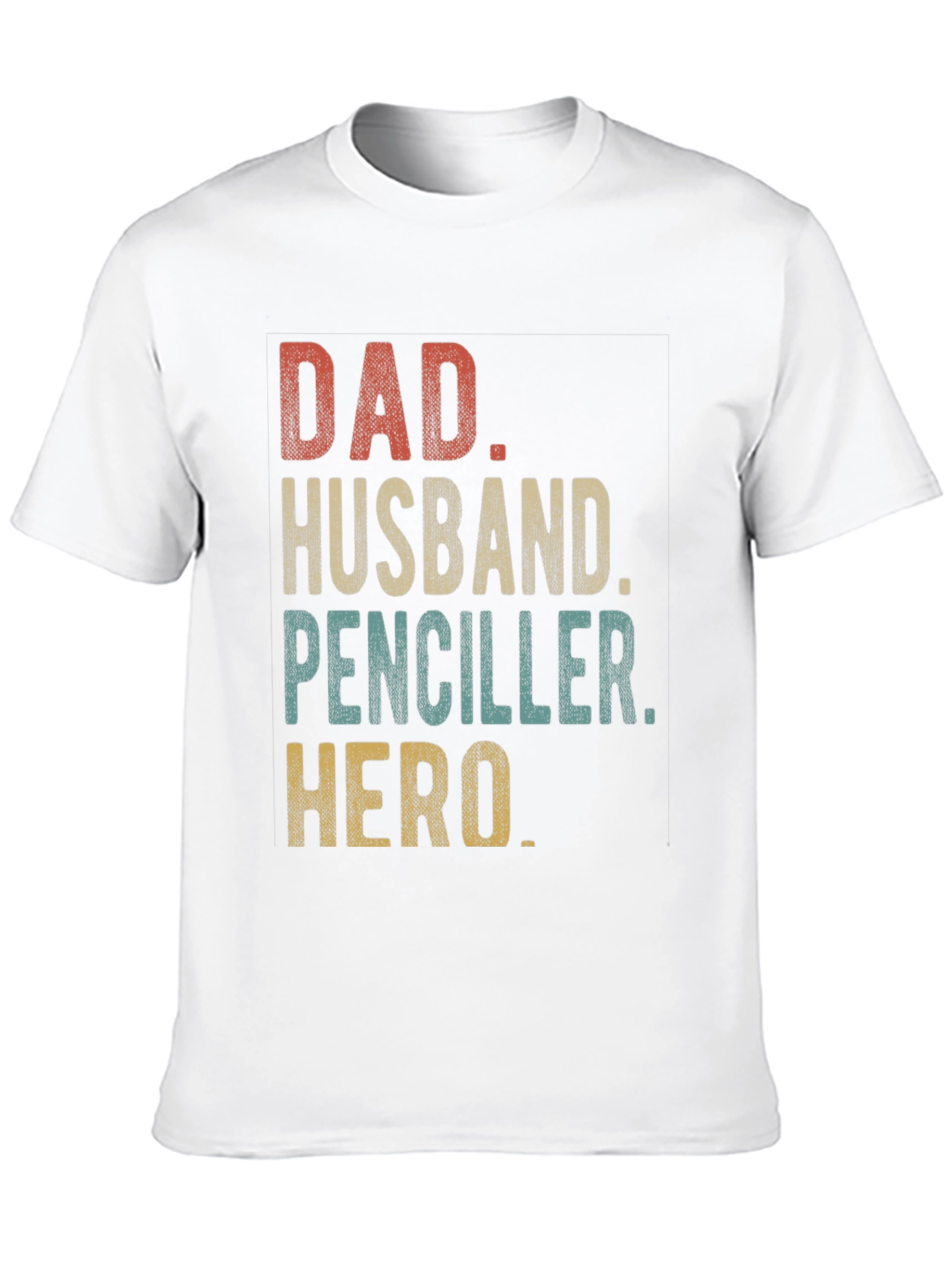 Dad Husband Penciller Hero T-Shirt