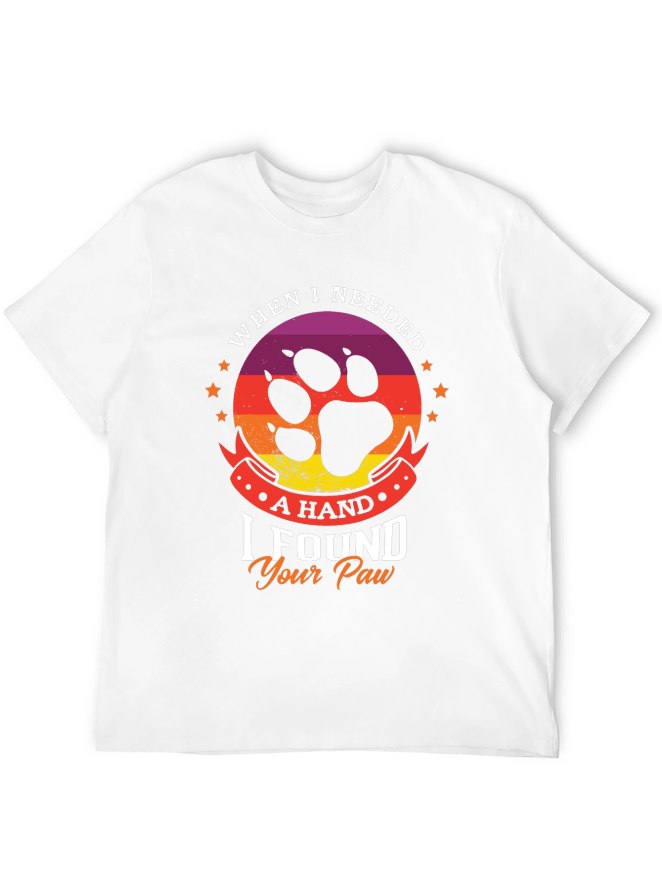 Paw Print T-Shirt - Dog Lover Tee