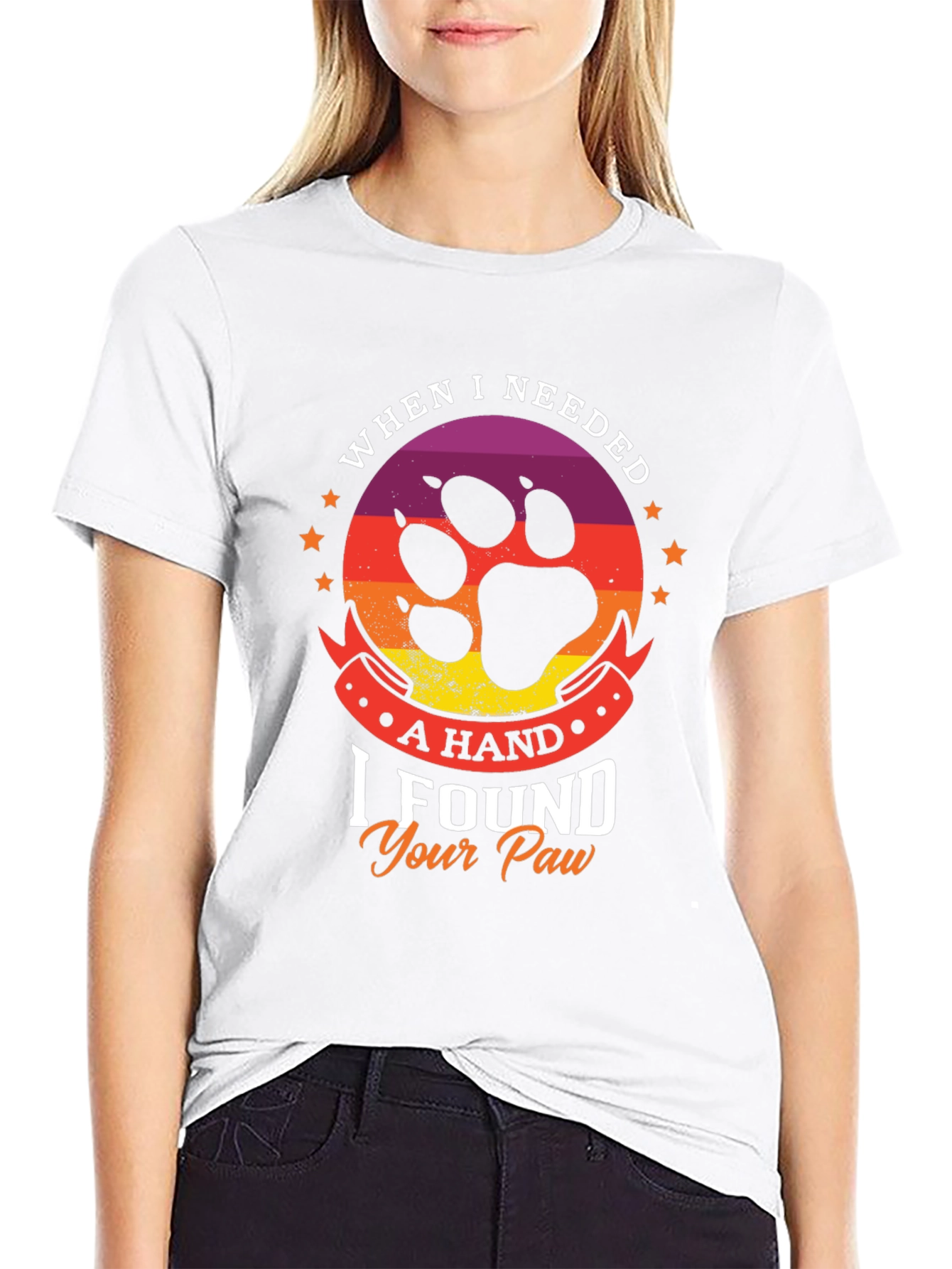 Paw Print T-Shirt - Dog Lover Tee