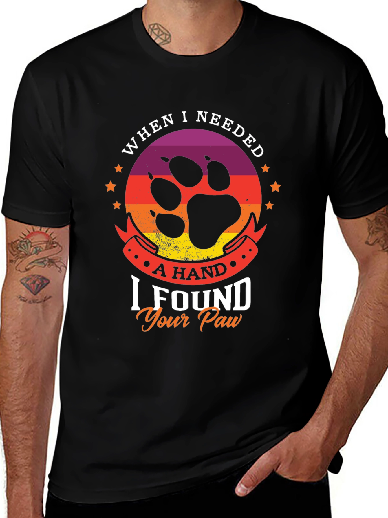Paw Print T-Shirt - Dog Lover Tee