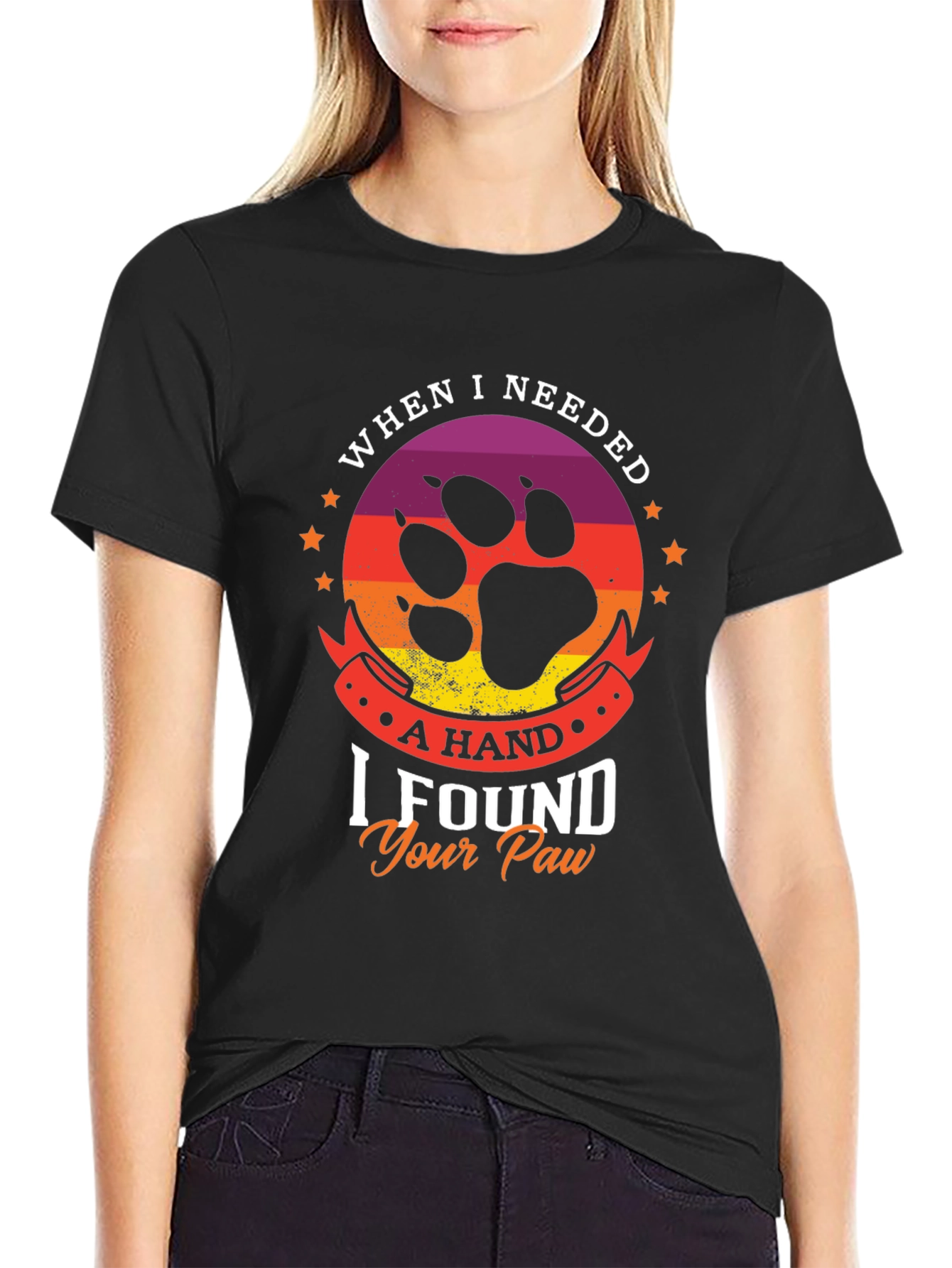 Paw Print T-Shirt - Dog Lover Tee
