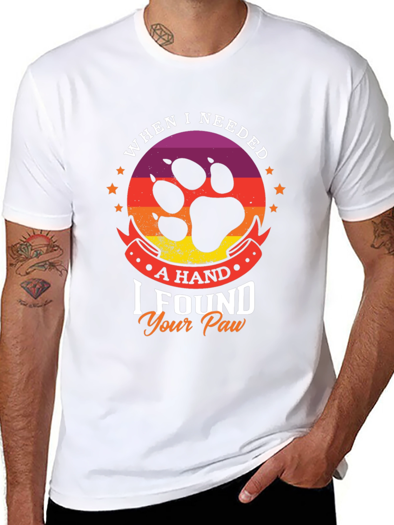 Paw Print T-Shirt - Dog Lover Tee
