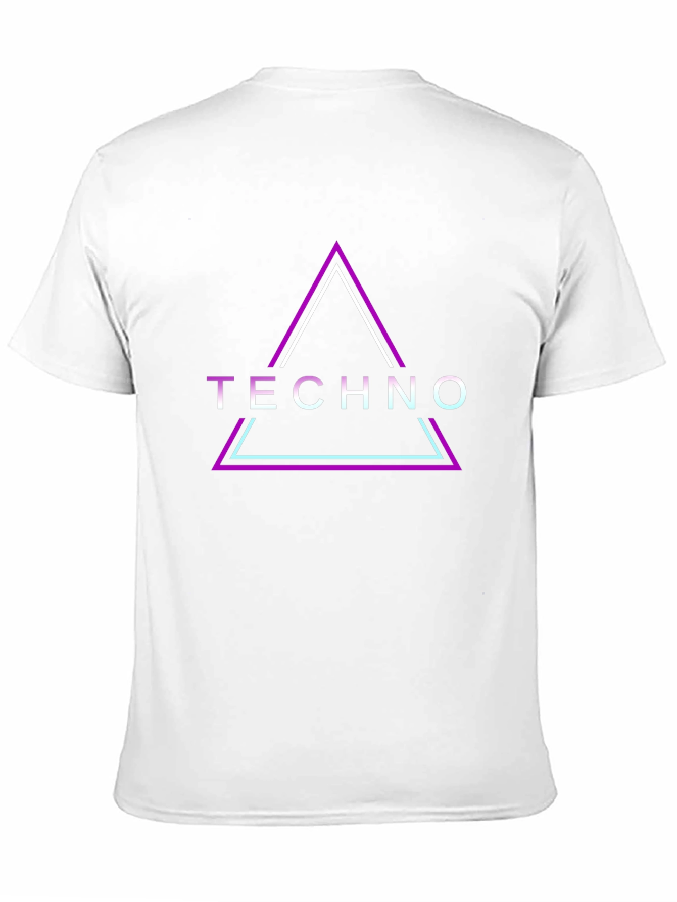 Techno Graphic T-Shirt - Modern Neon Design