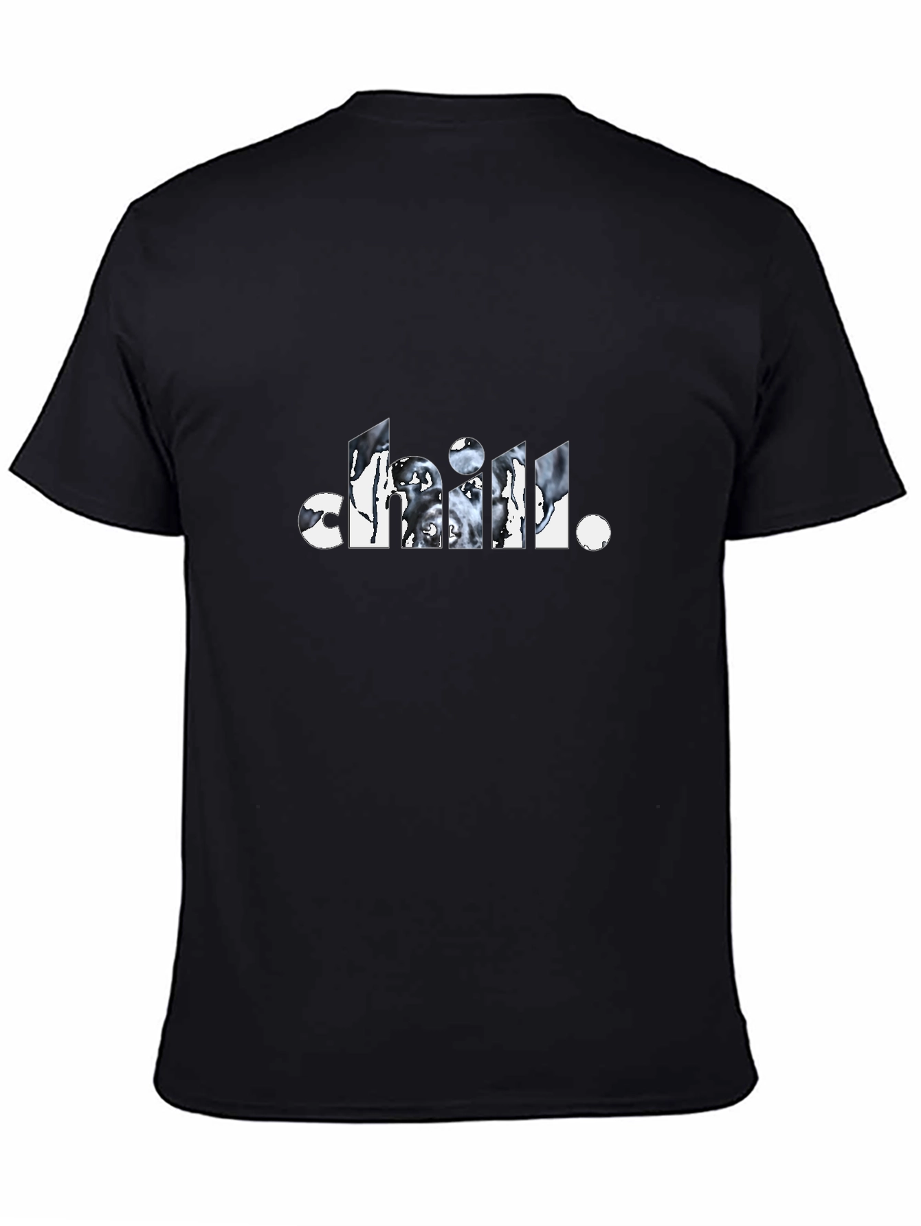 Chill Graphic Tee - Black Short Sleeve
