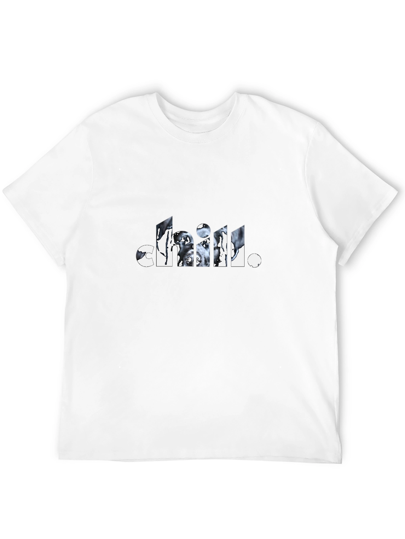 Chill Graphic Tee - Black Short Sleeve