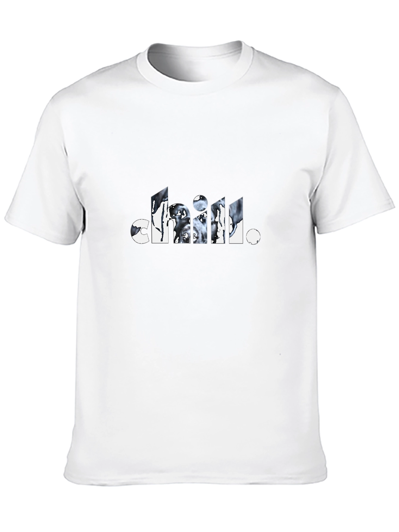Chill Graphic Tee - Black Short Sleeve