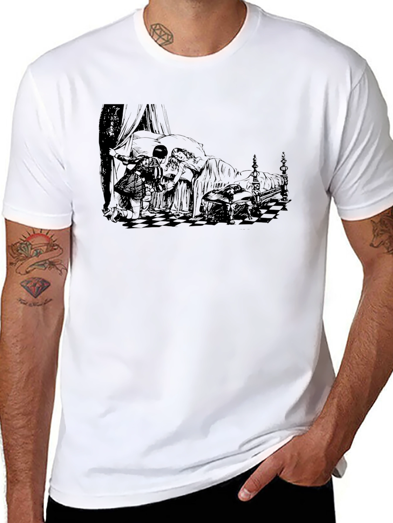 Dark Graphic Print T-Shirt