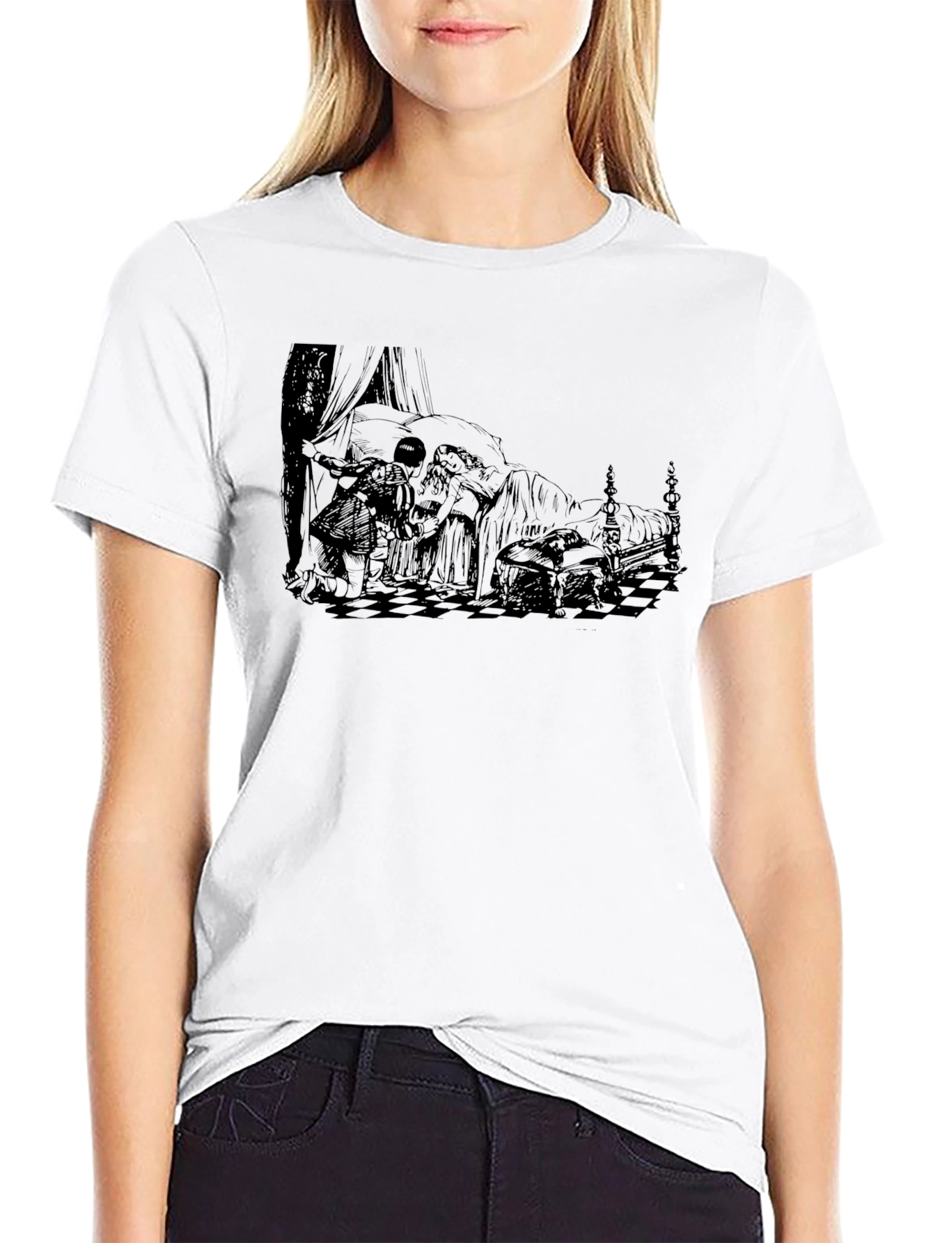 Dark Graphic Print T-Shirt