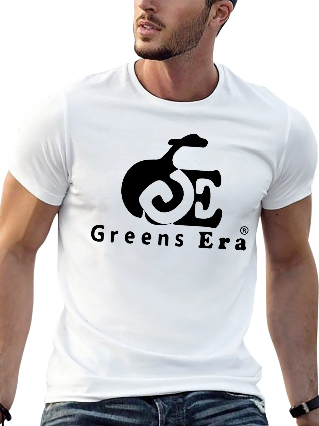 Greens Era Black Crew Neck T-Shirt
