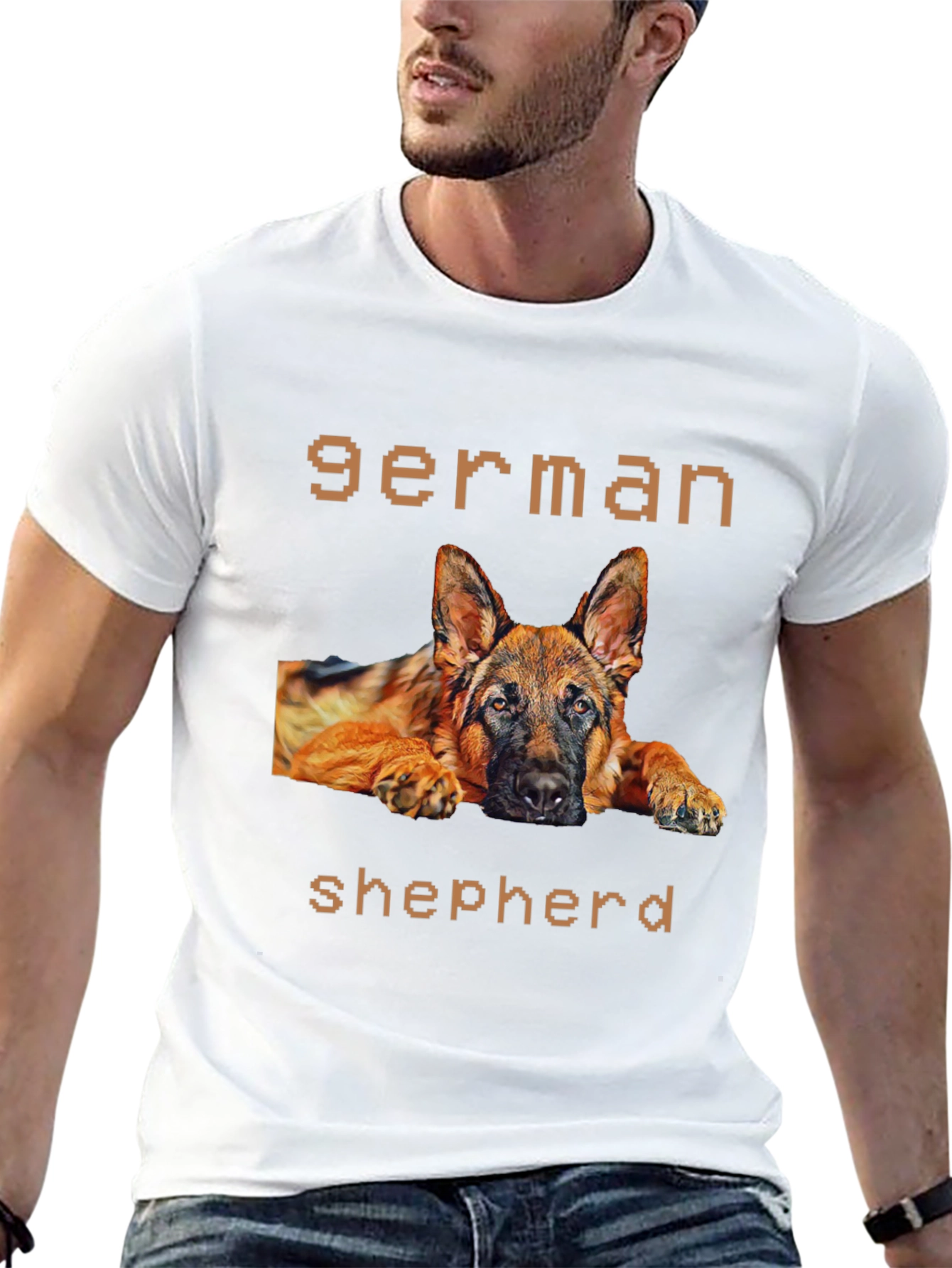 German Shepherd Graphic T-Shirt