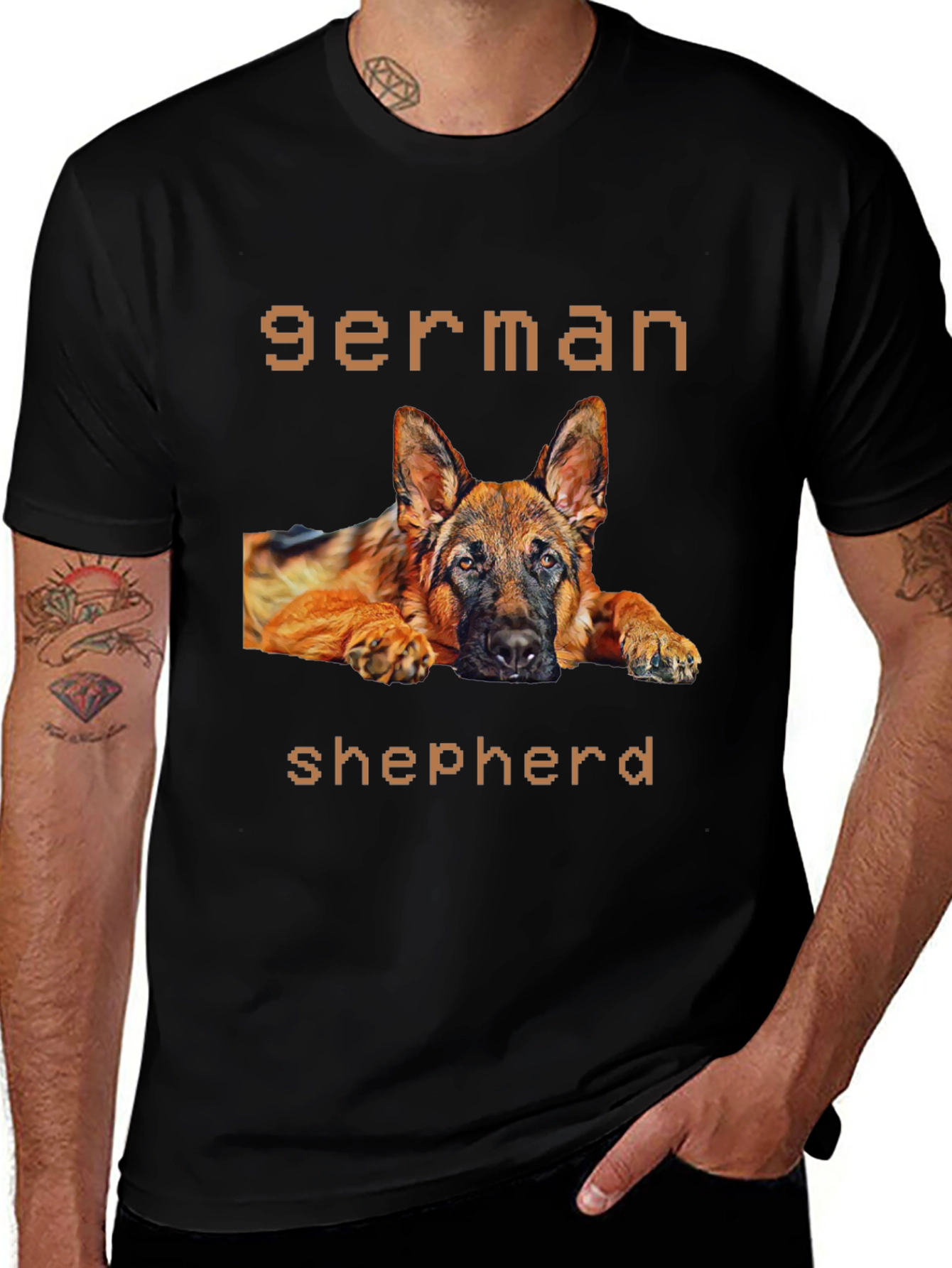 German Shepherd Graphic T-Shirt