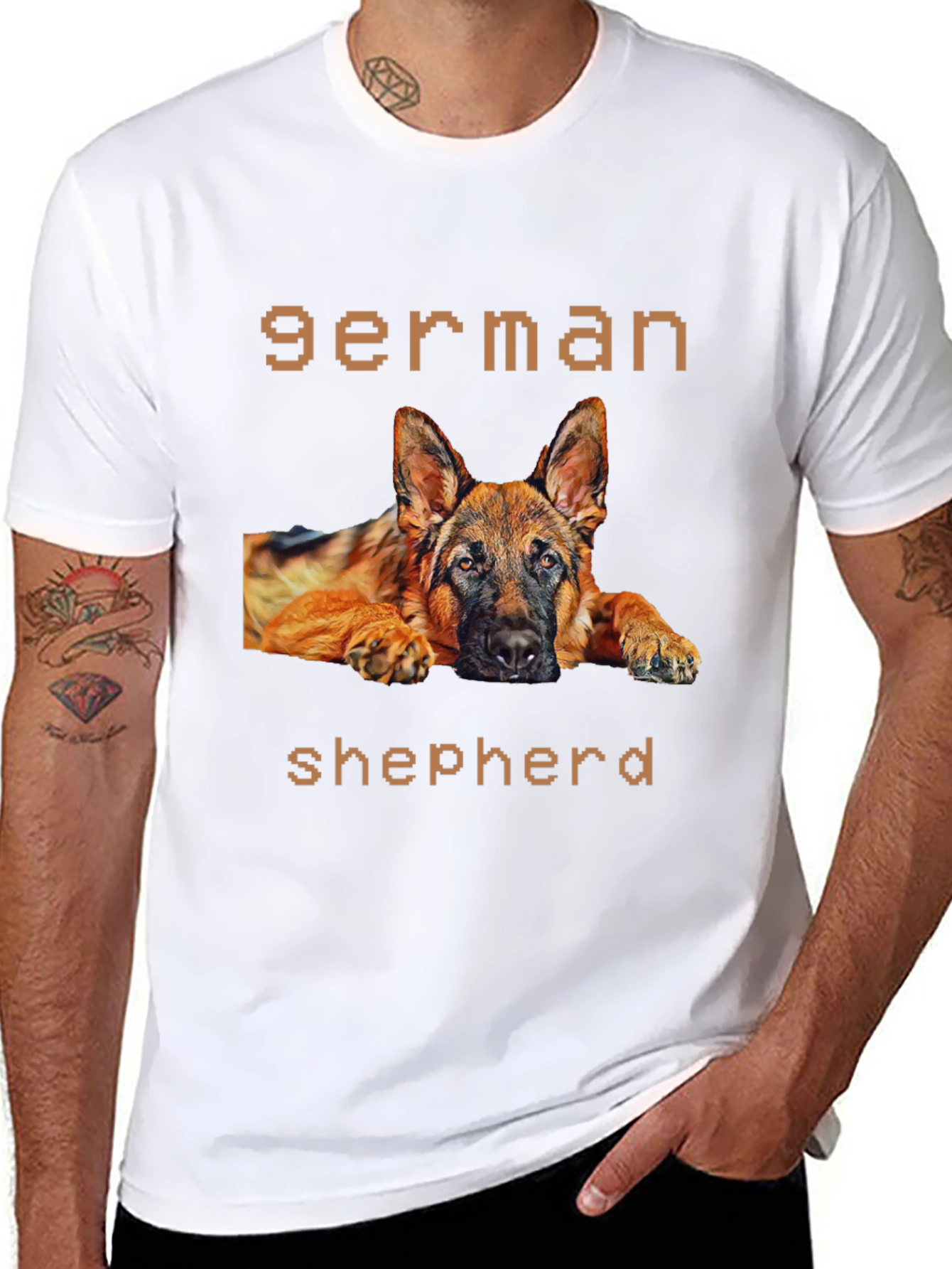 German Shepherd Graphic T-Shirt