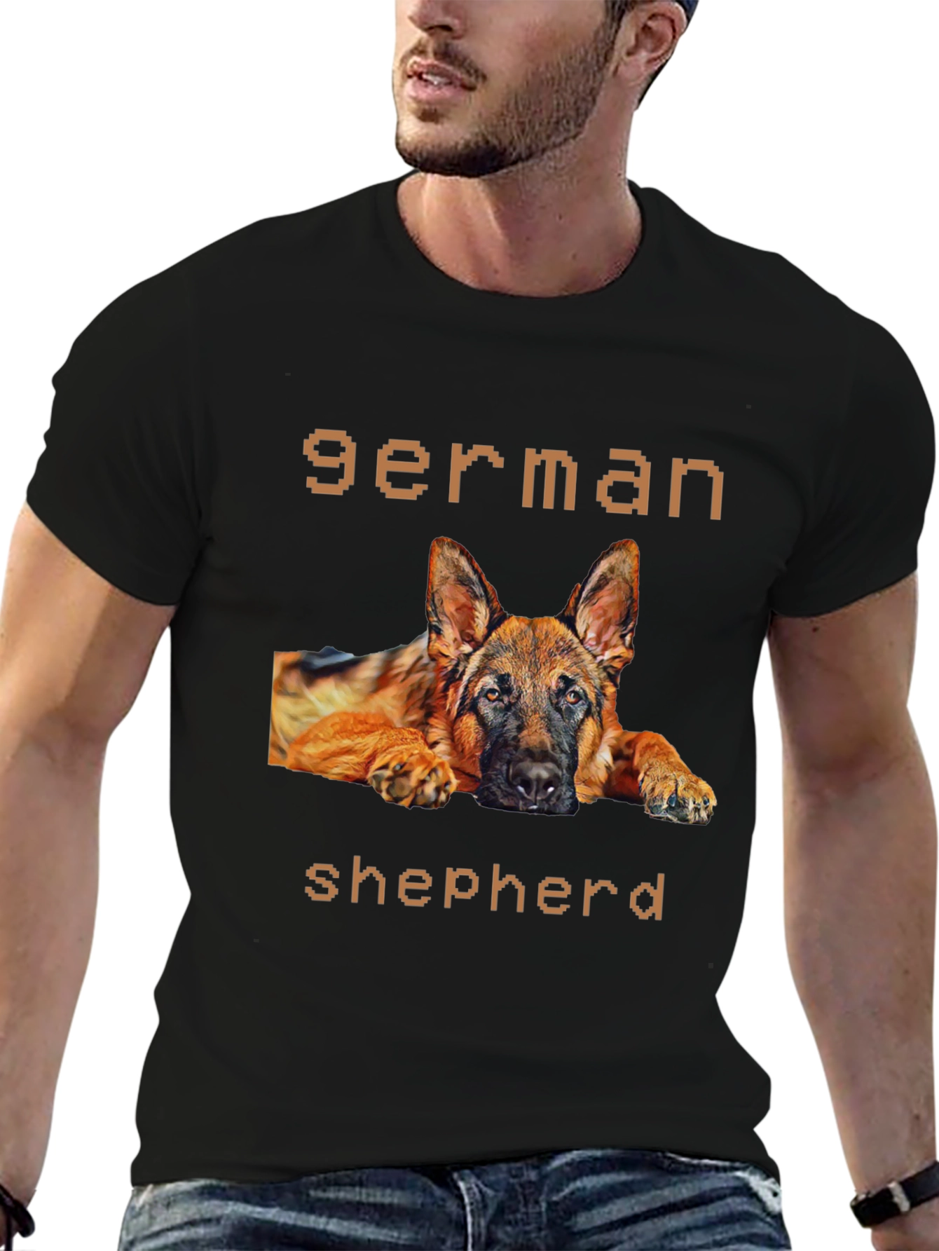 German Shepherd Graphic T-Shirt