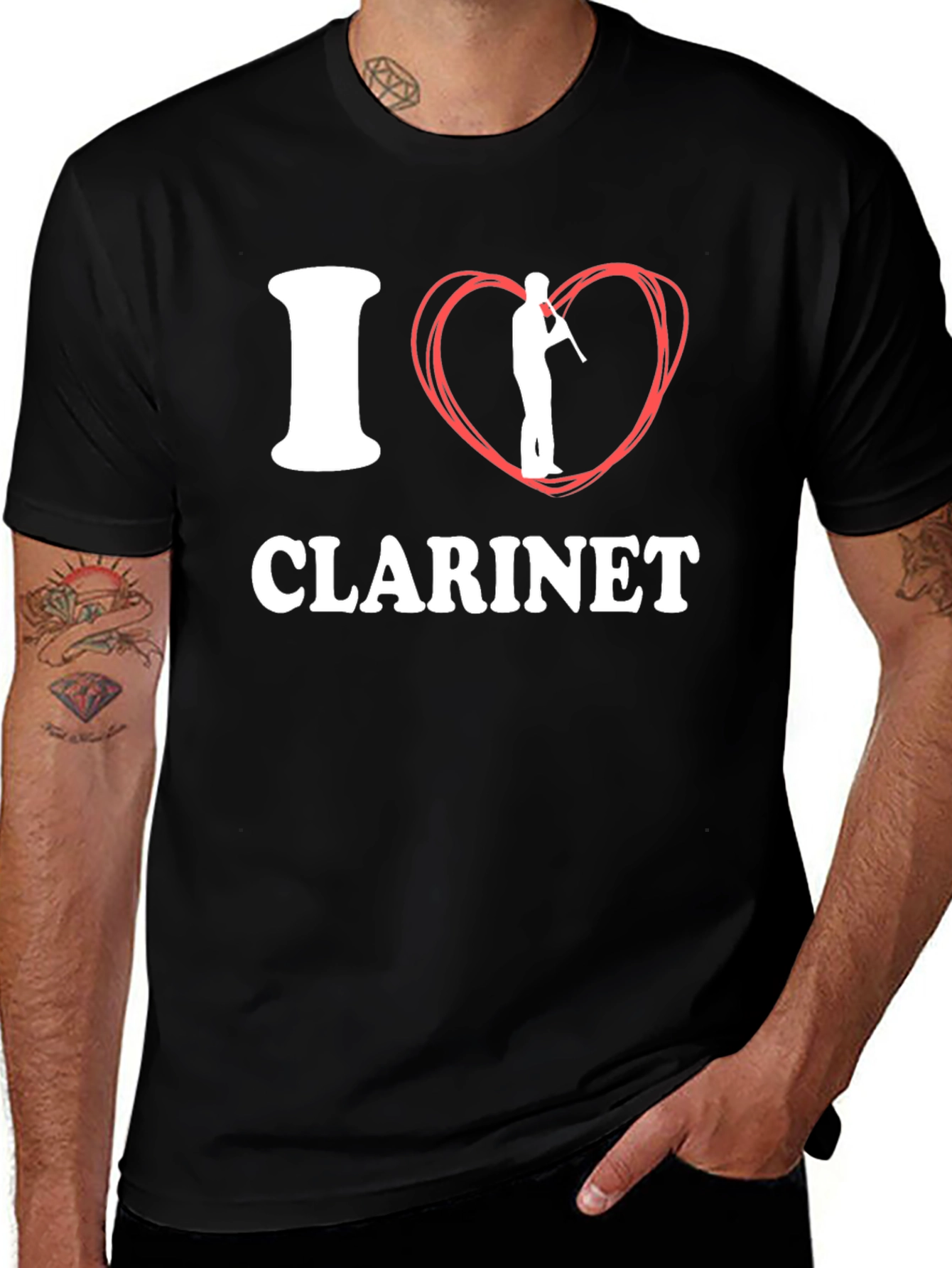 I Love Clarinet T-Shirt
