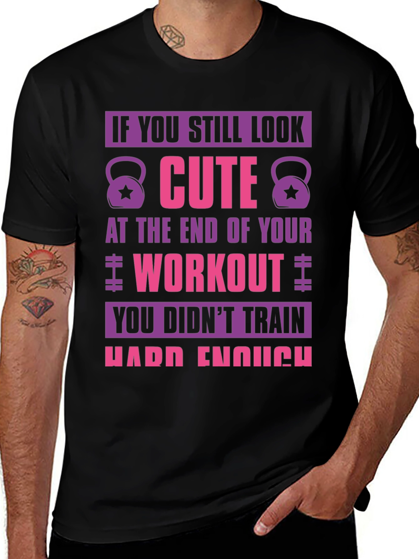 Cute Workout Motivation T-Shirt