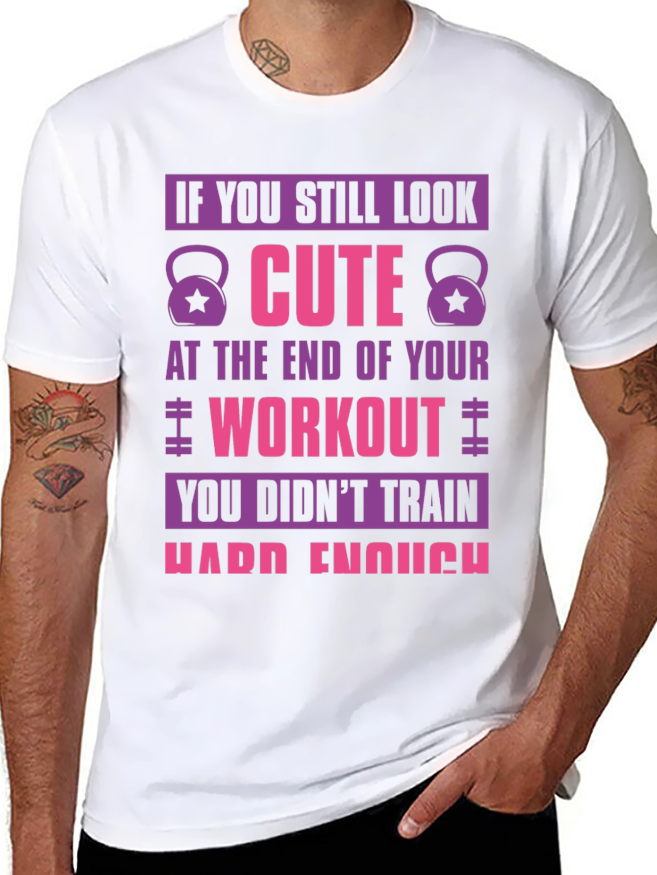 Cute Workout Motivation T-Shirt