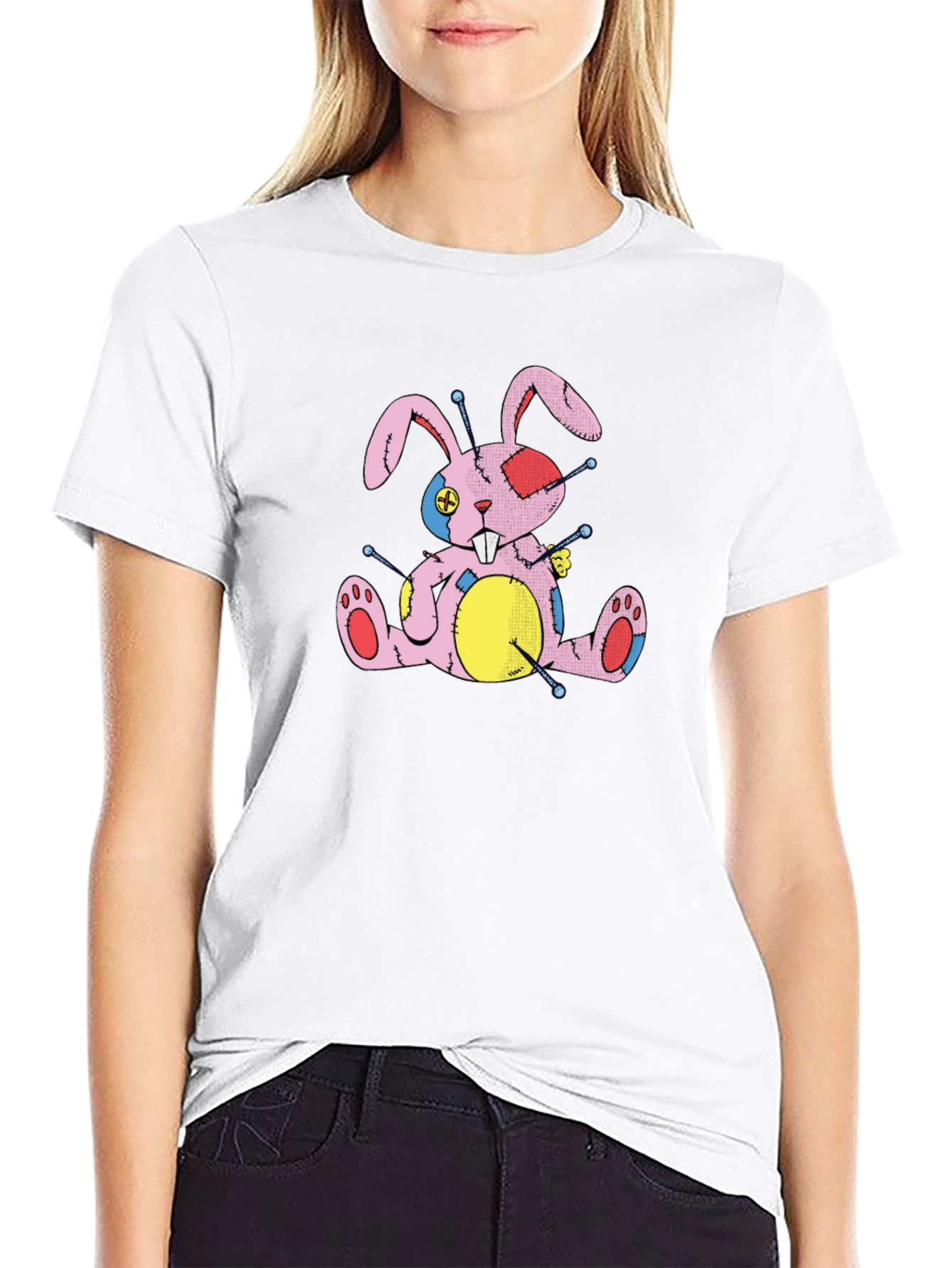 Voodoo Bunny Graphic T-Shirt