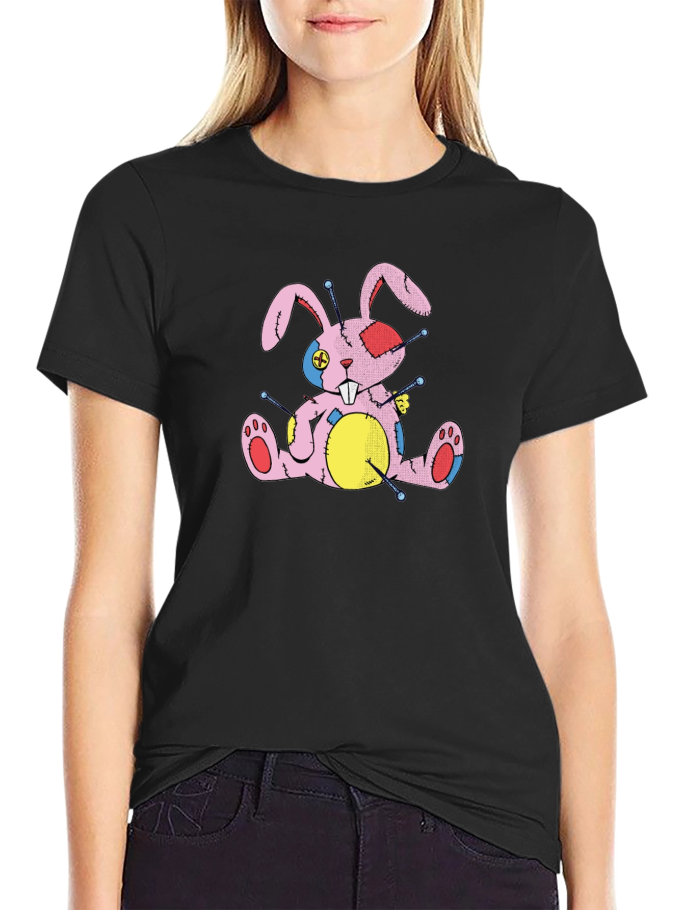 Voodoo Bunny Graphic T-Shirt