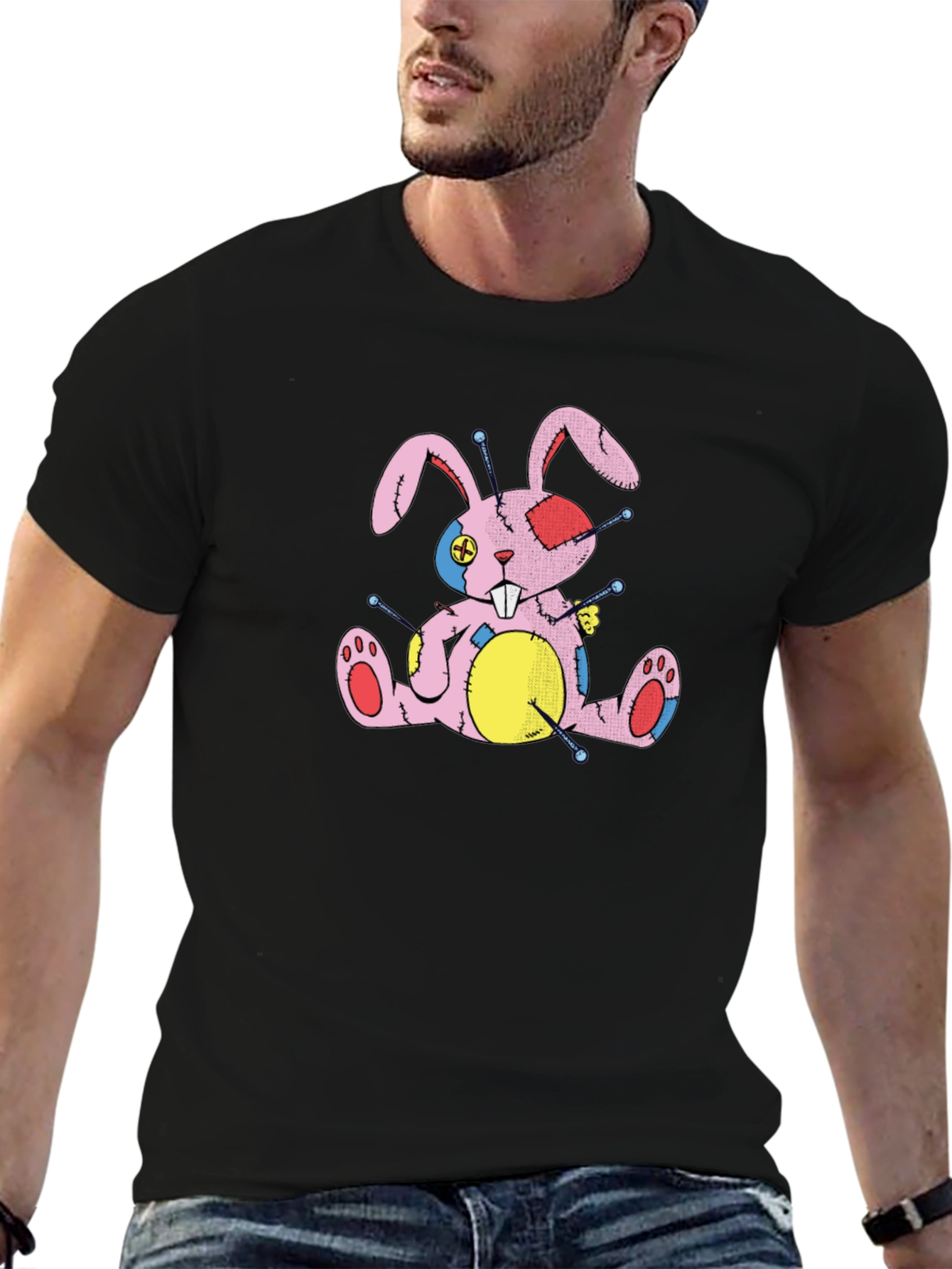 Voodoo Bunny Graphic T-Shirt