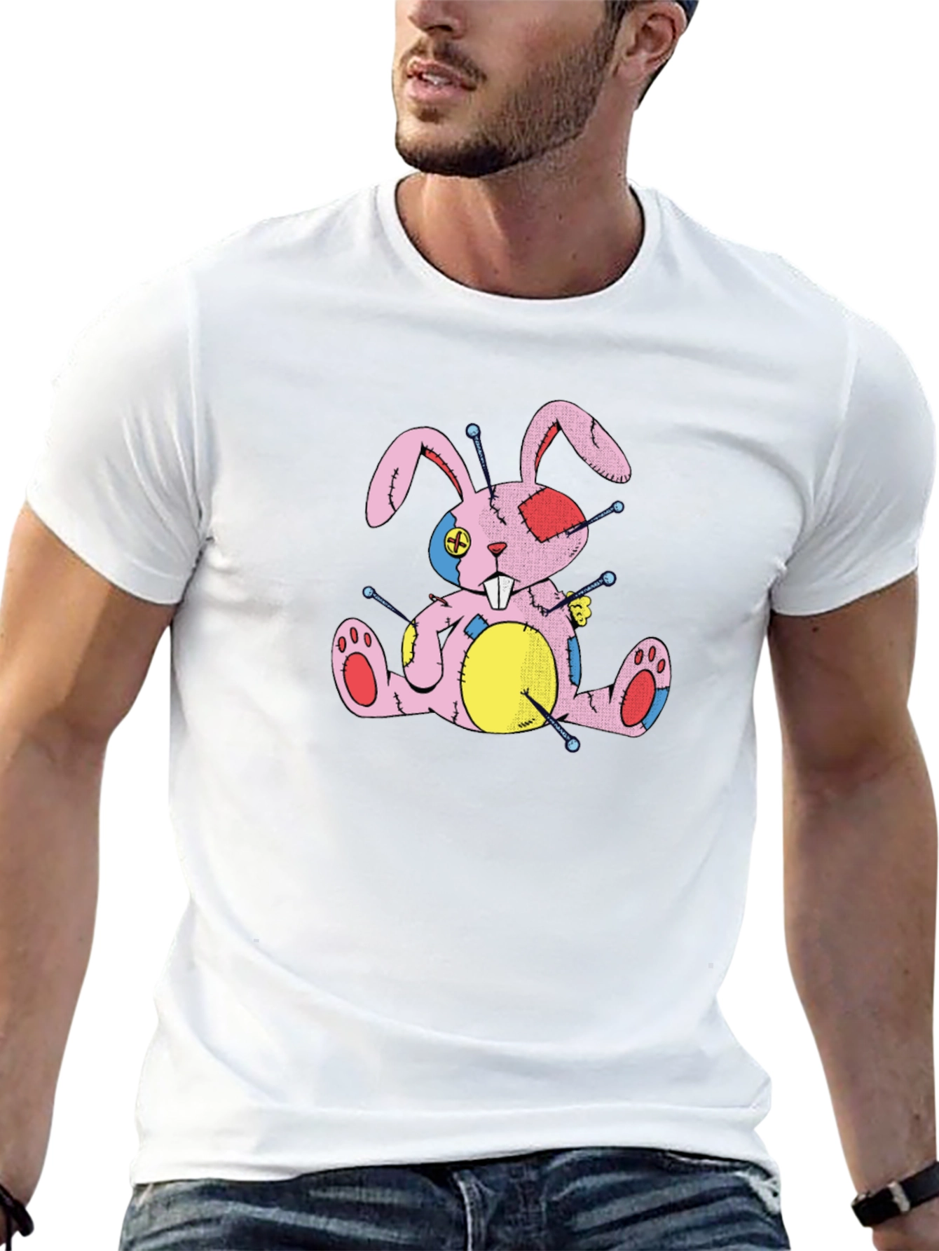 Voodoo Bunny Graphic T-Shirt