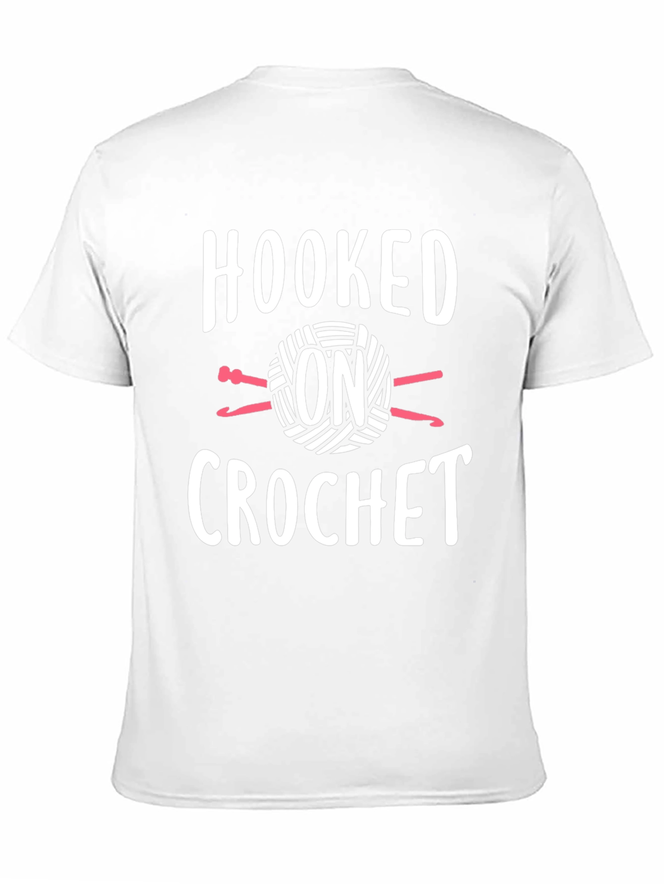 Hooked on Crochet Graphic Tee - Black Cotton