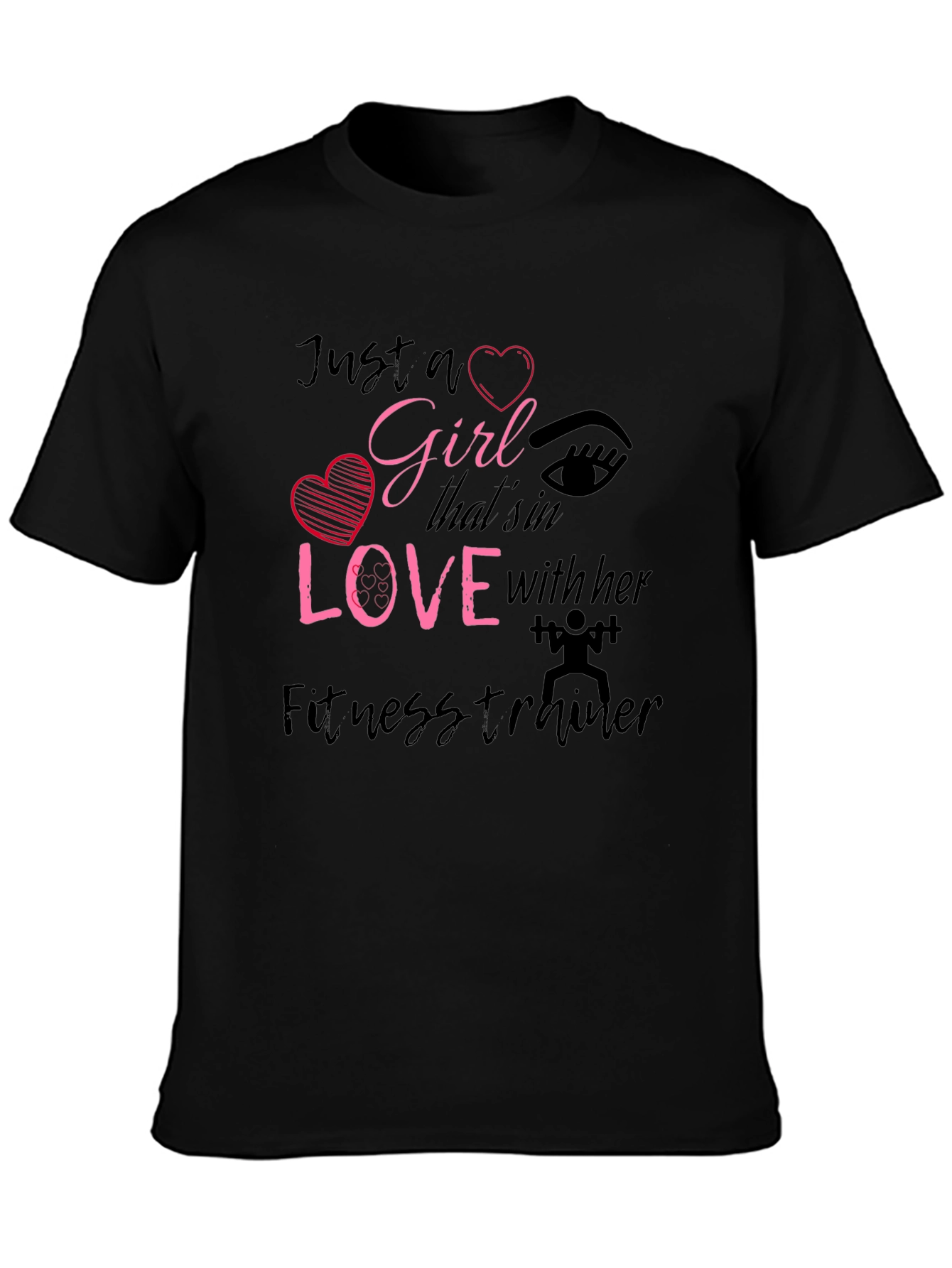 Girl in Love Fitness Trainer Graphic Tee