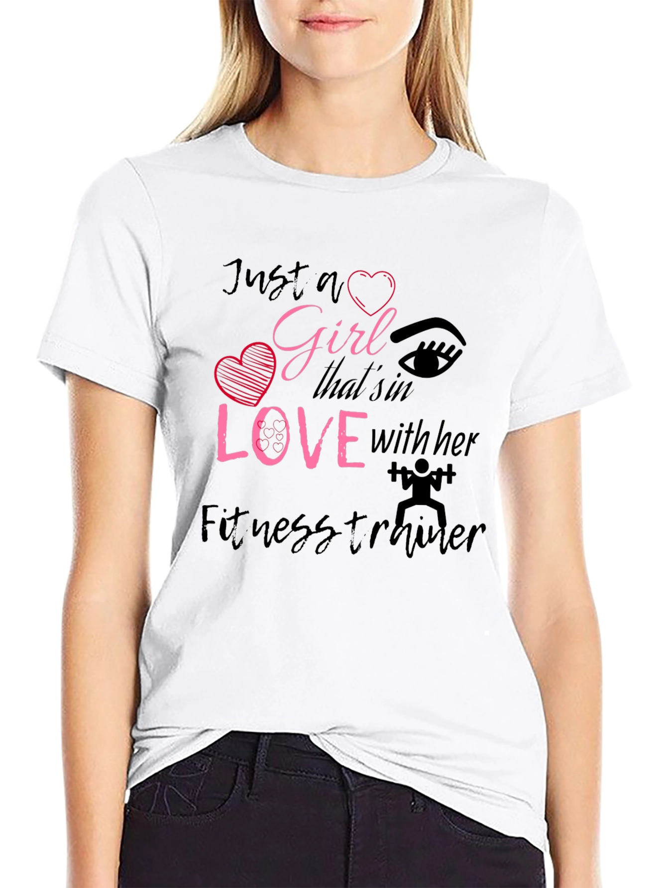 Girl in Love Fitness Trainer Graphic Tee