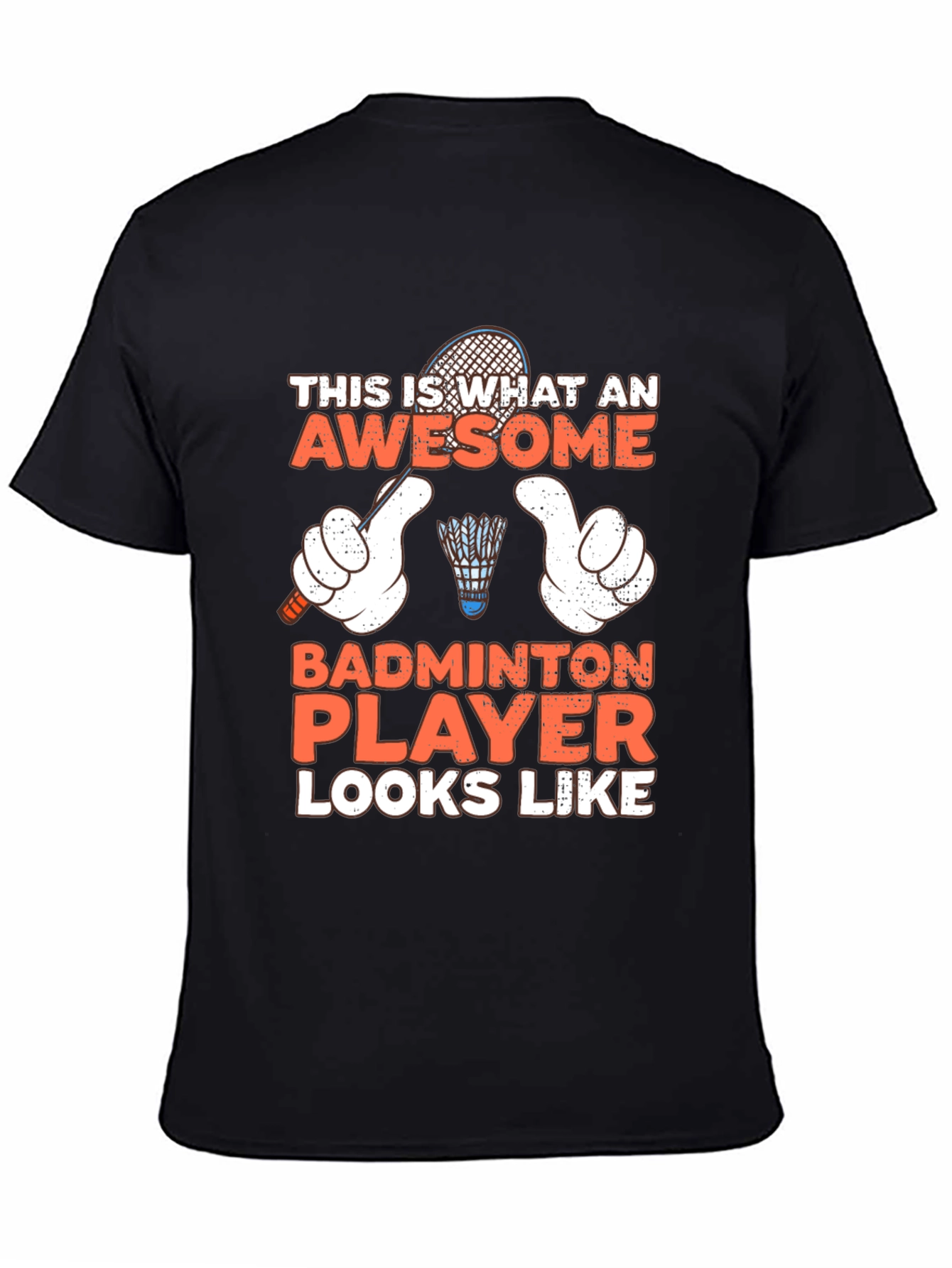 Awesome Badminton Player T-Shirt