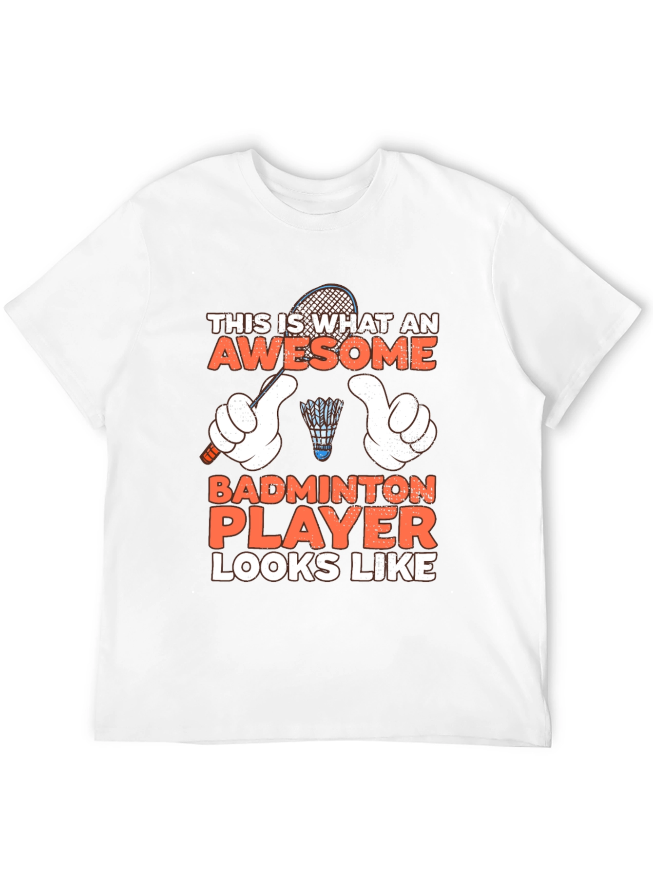 Awesome Badminton Player T-Shirt