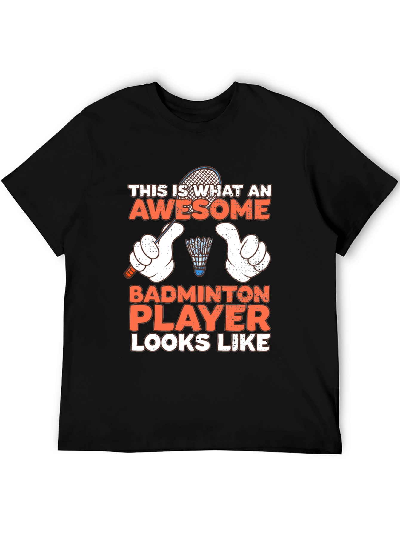 Awesome Badminton Player T-Shirt