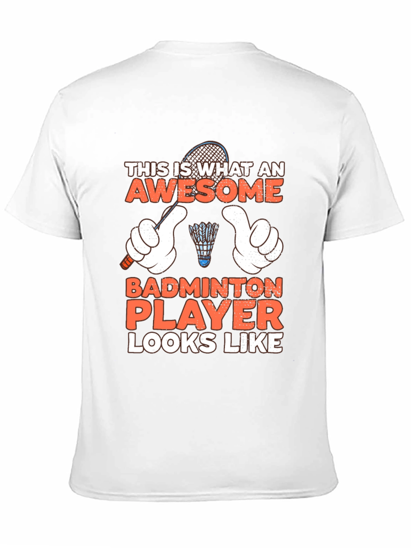 Awesome Badminton Player T-Shirt