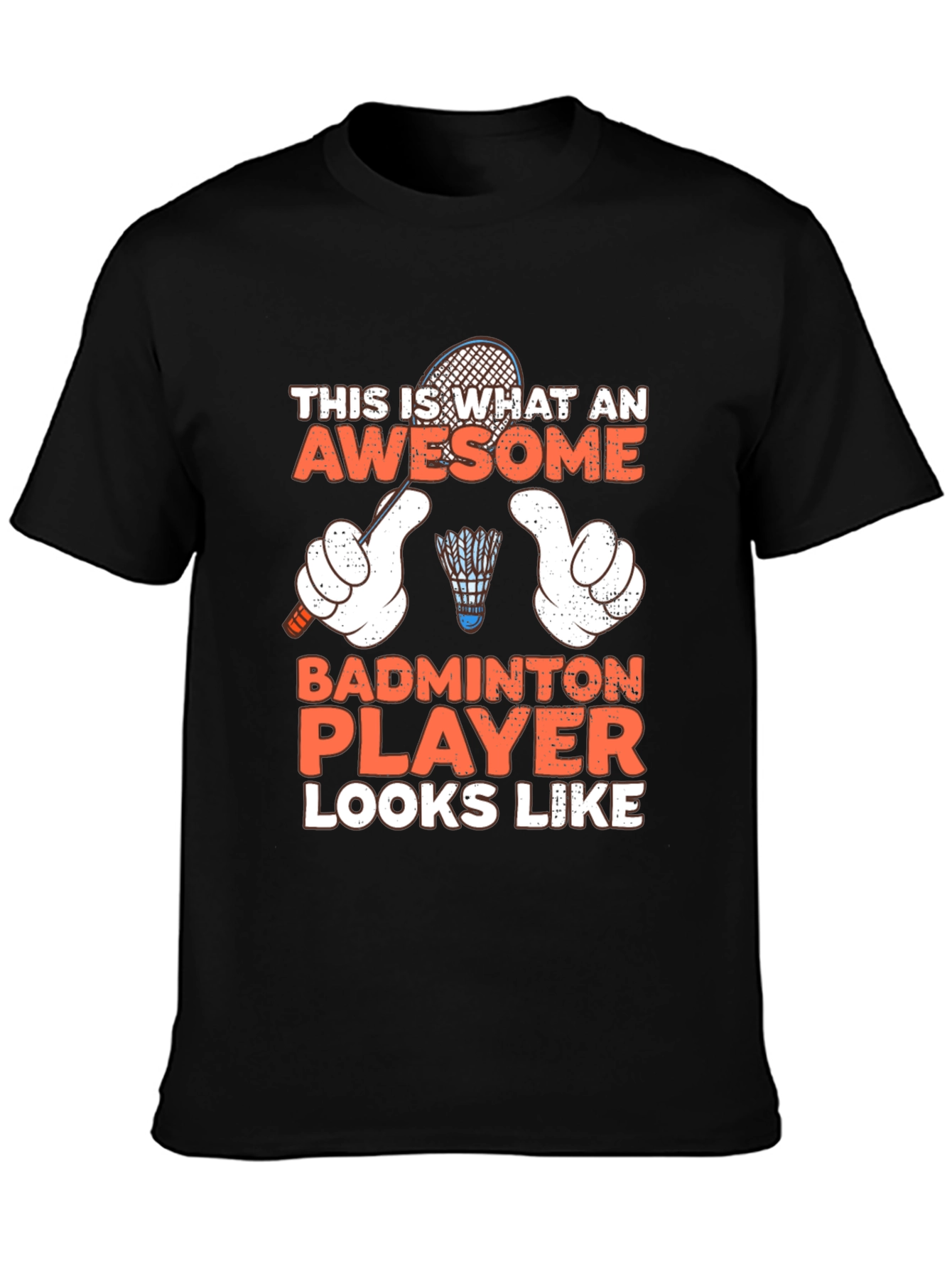 Awesome Badminton Player T-Shirt