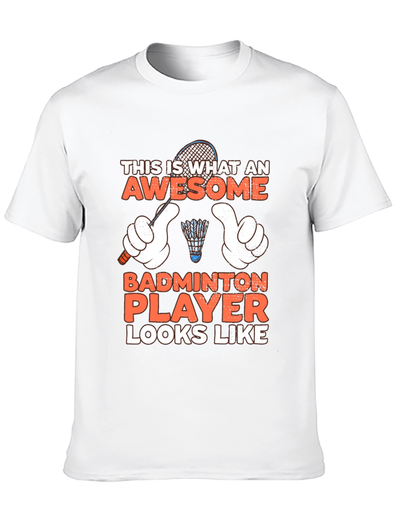 Awesome Badminton Player T-Shirt