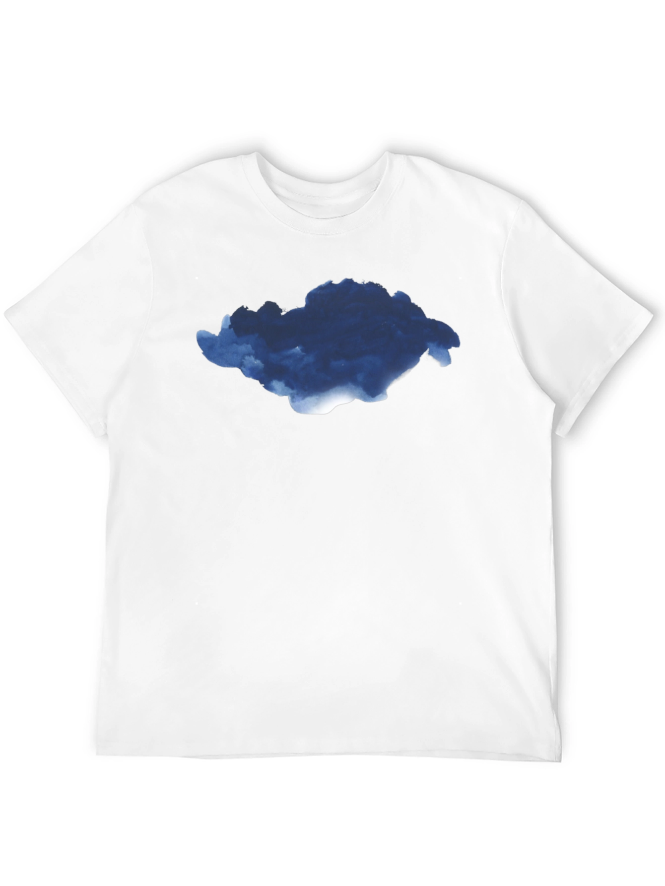 Cloud Graphic Black T-Shirt for Men