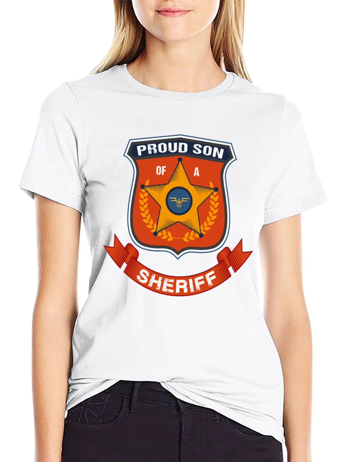 Proud Son of a Sheriff Graphic T-Shirt