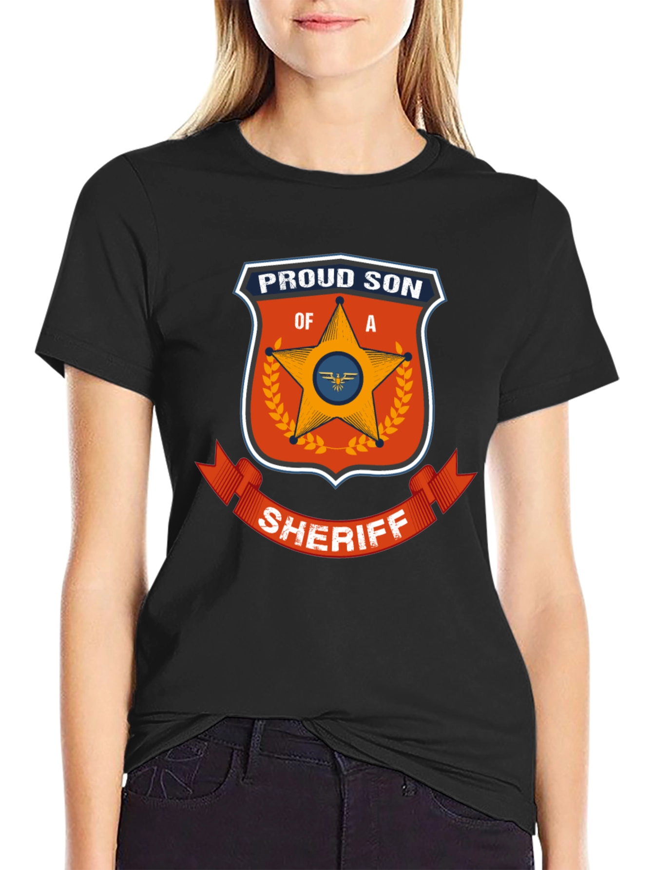 Proud Son of a Sheriff Graphic T-Shirt