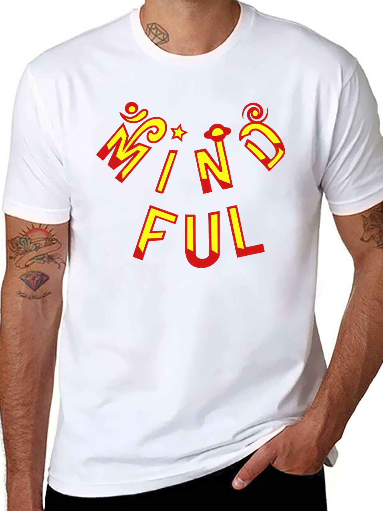 Mindful Graphic T-Shirt - Unisex Black Tee