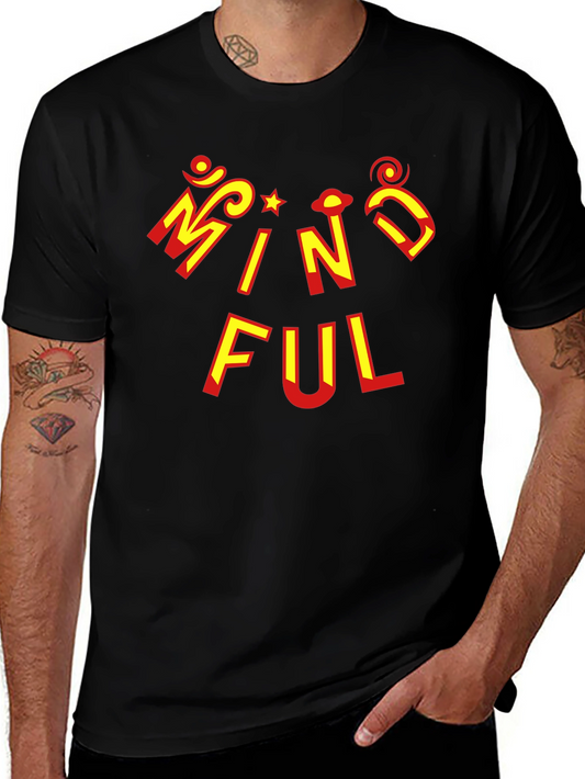 Mindful Graphic T-Shirt - Unisex Black Tee