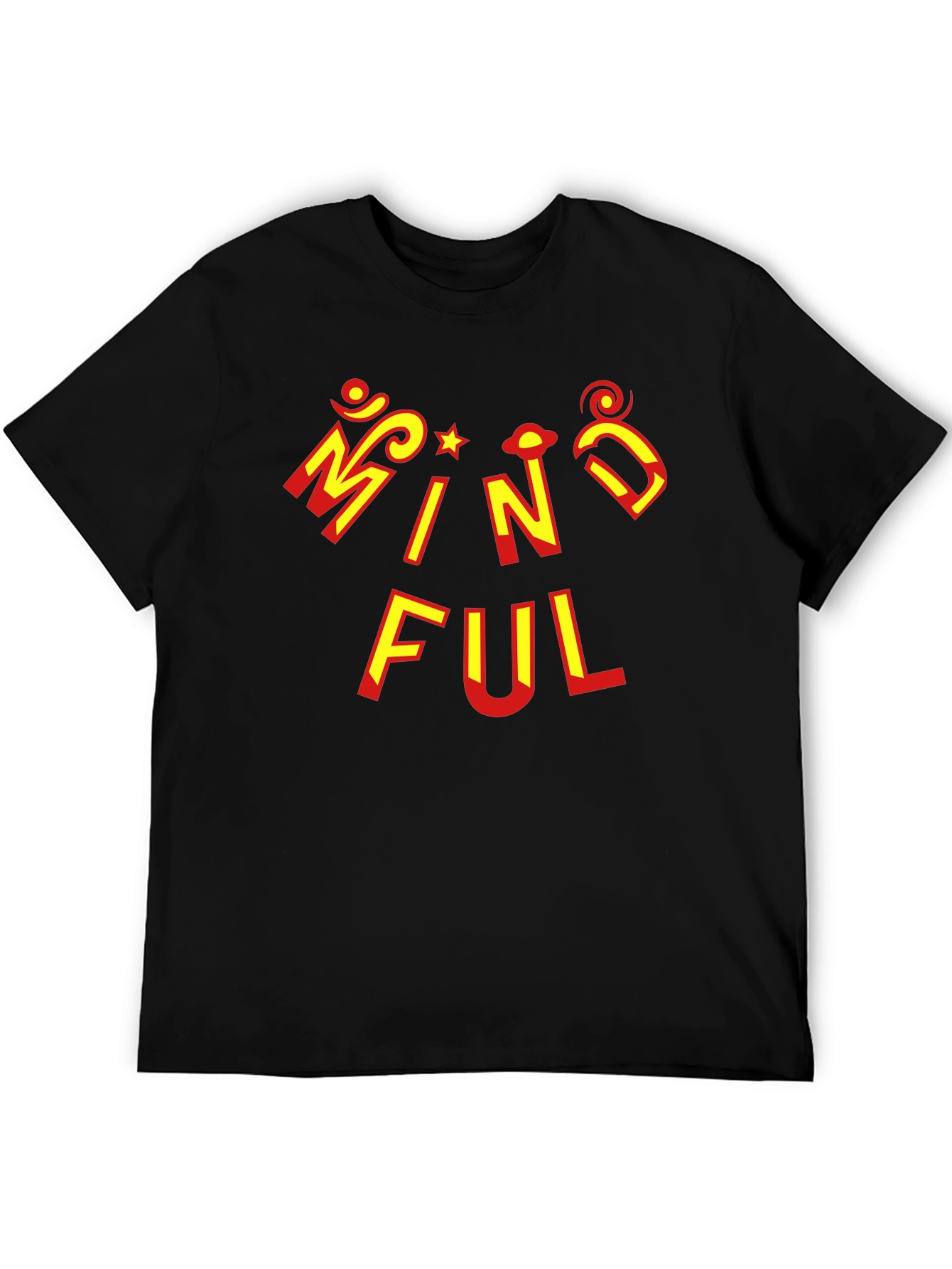 Mindful Graphic T-Shirt - Unisex Black Tee