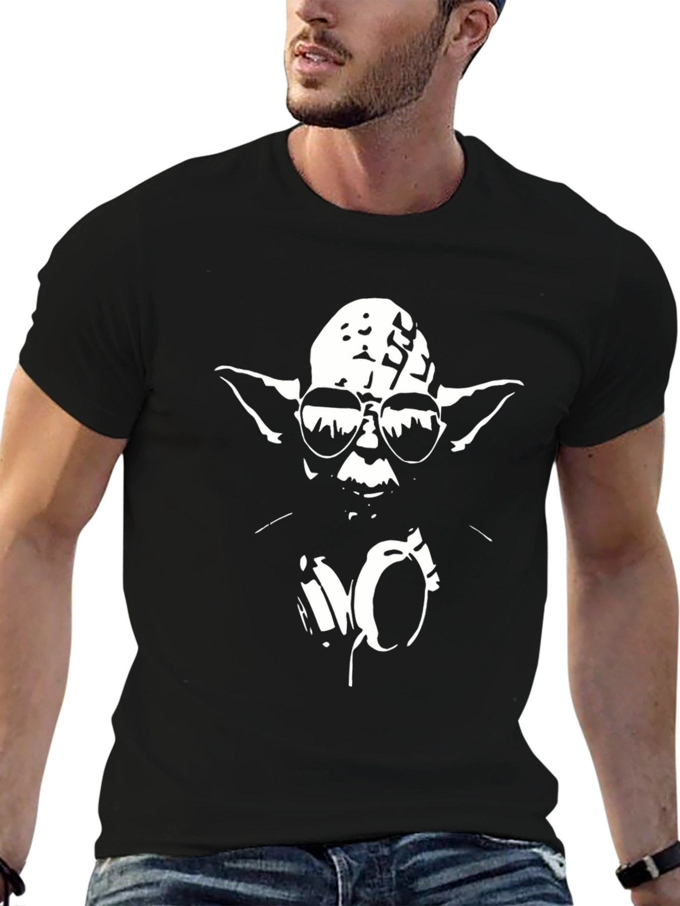 Yoda DJ Graphic T-Shirt - Cool & Casual
