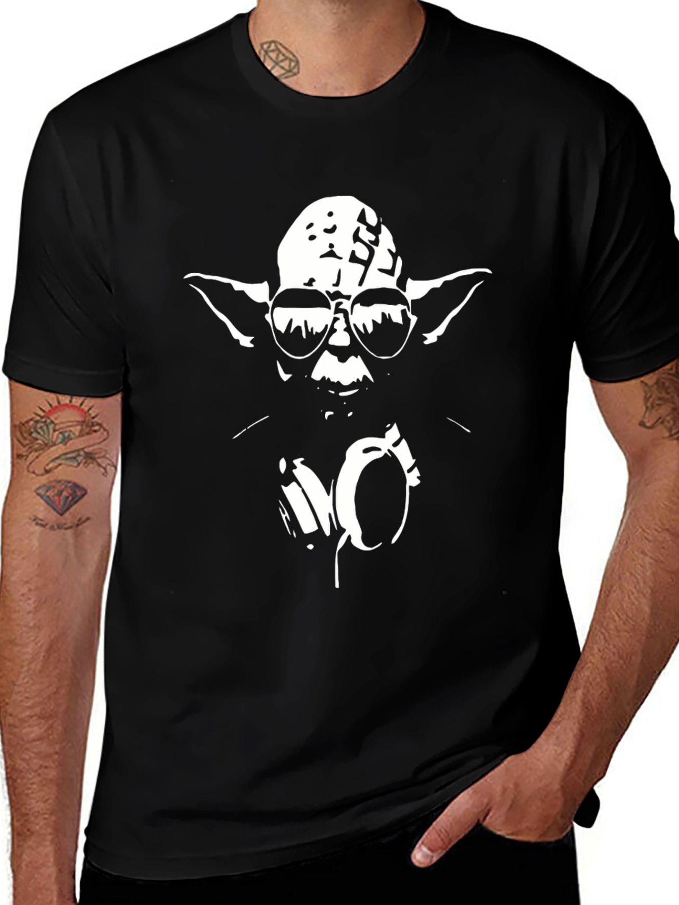 Yoda DJ Graphic T-Shirt - Cool & Casual