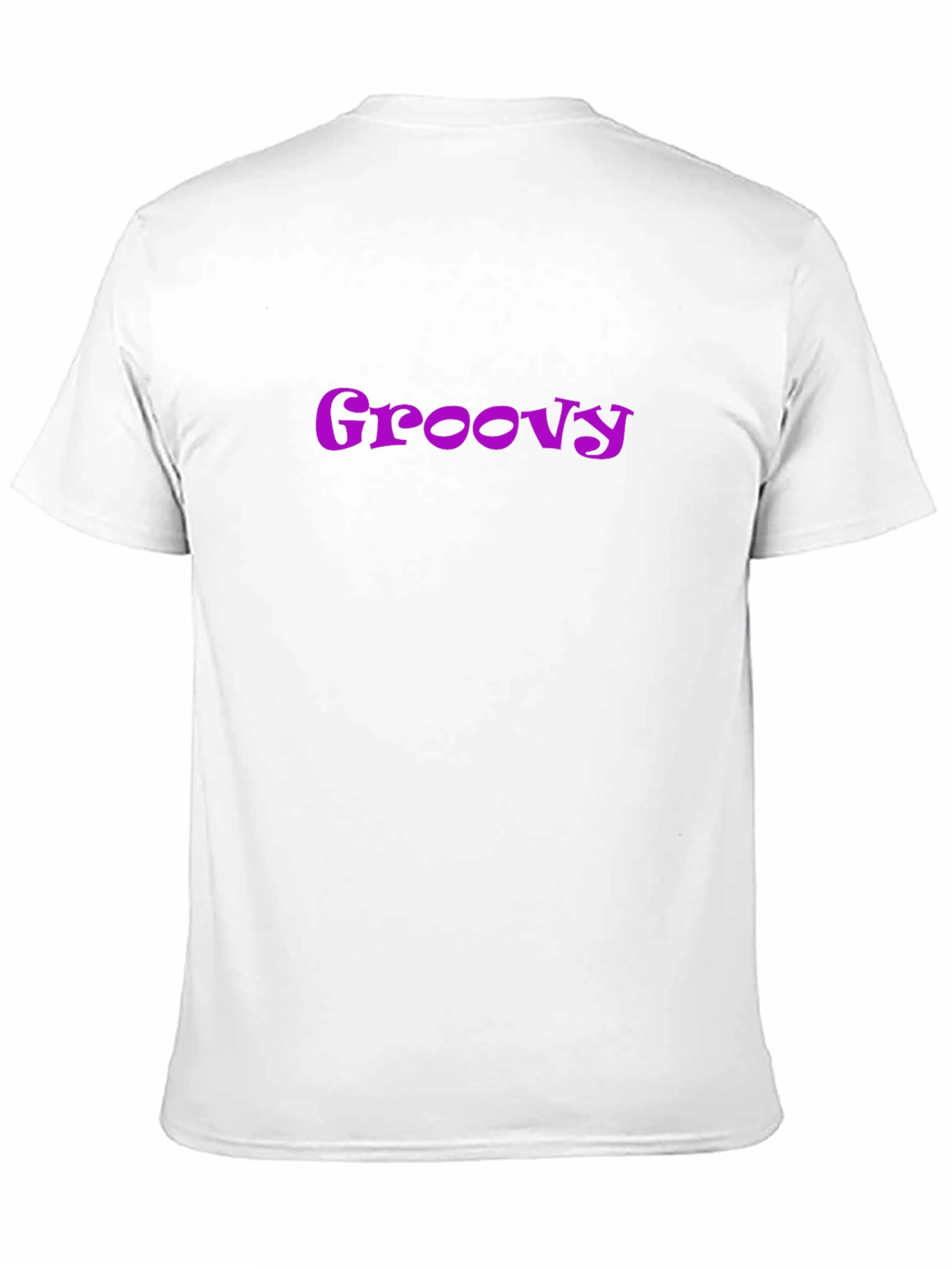 Groovy Retro Style Graphic Tee - Black