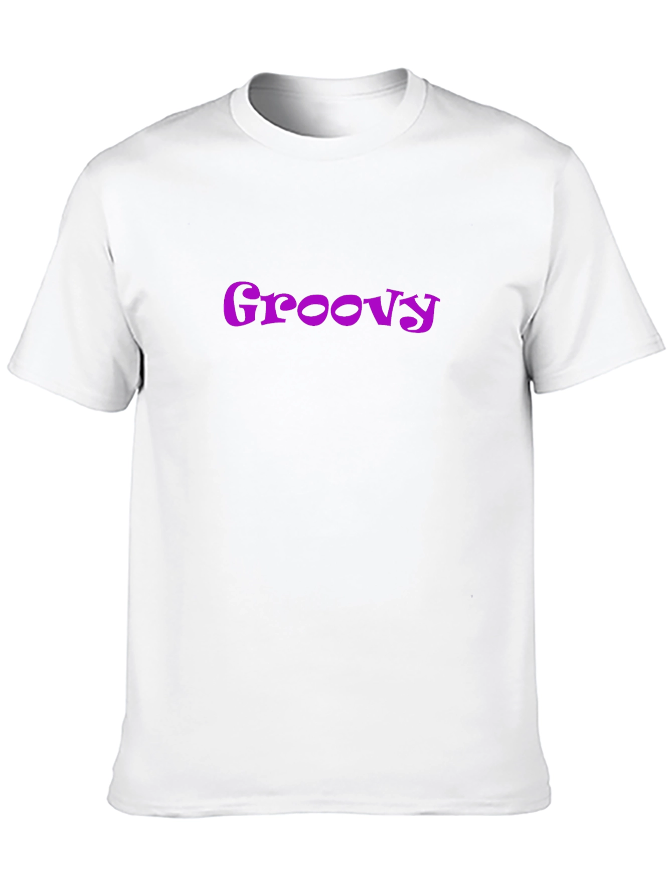 Groovy Retro Style Graphic Tee - Black