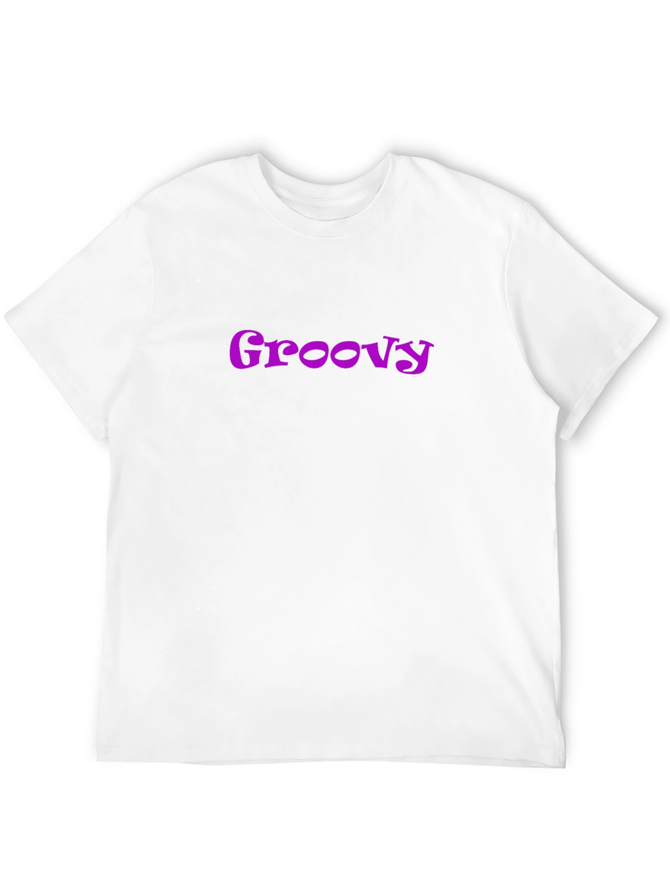 Groovy Retro Style Graphic Tee - Black