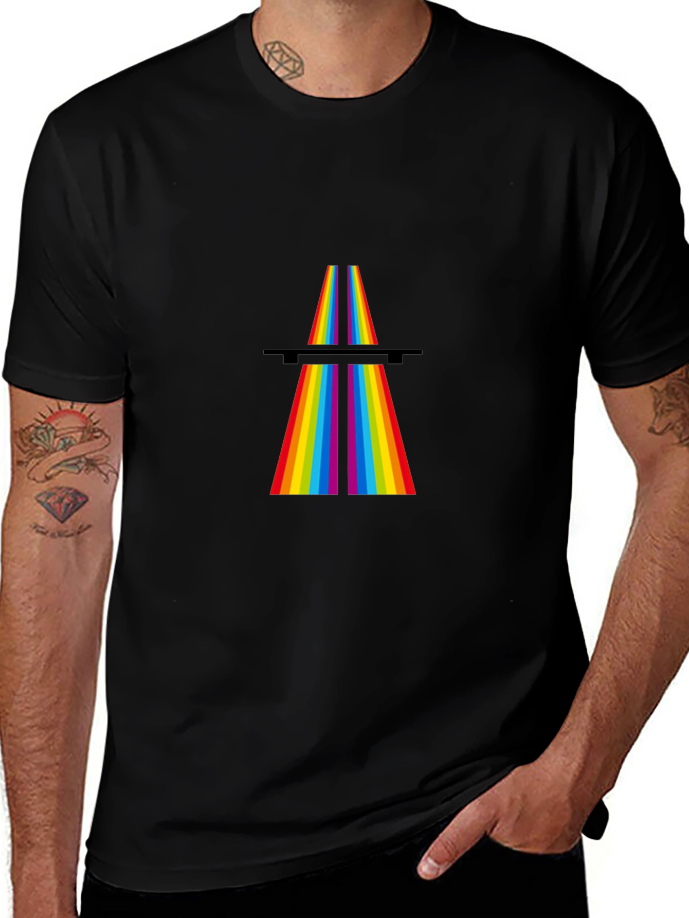 Dark Side of the Rainbow T-Shirt - Classic Design