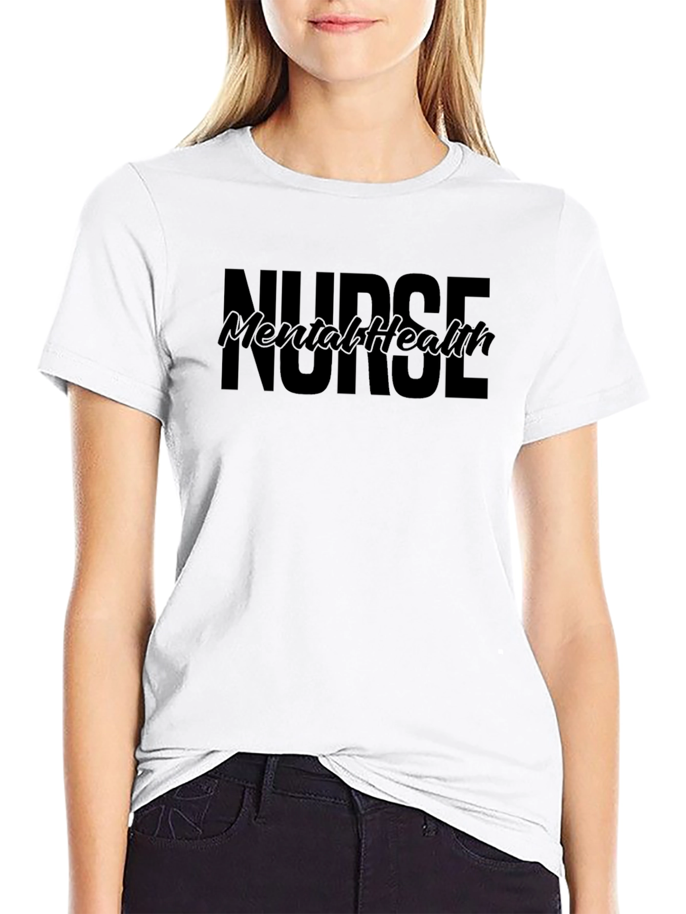 Mental Health Nurse Black T-Shirt