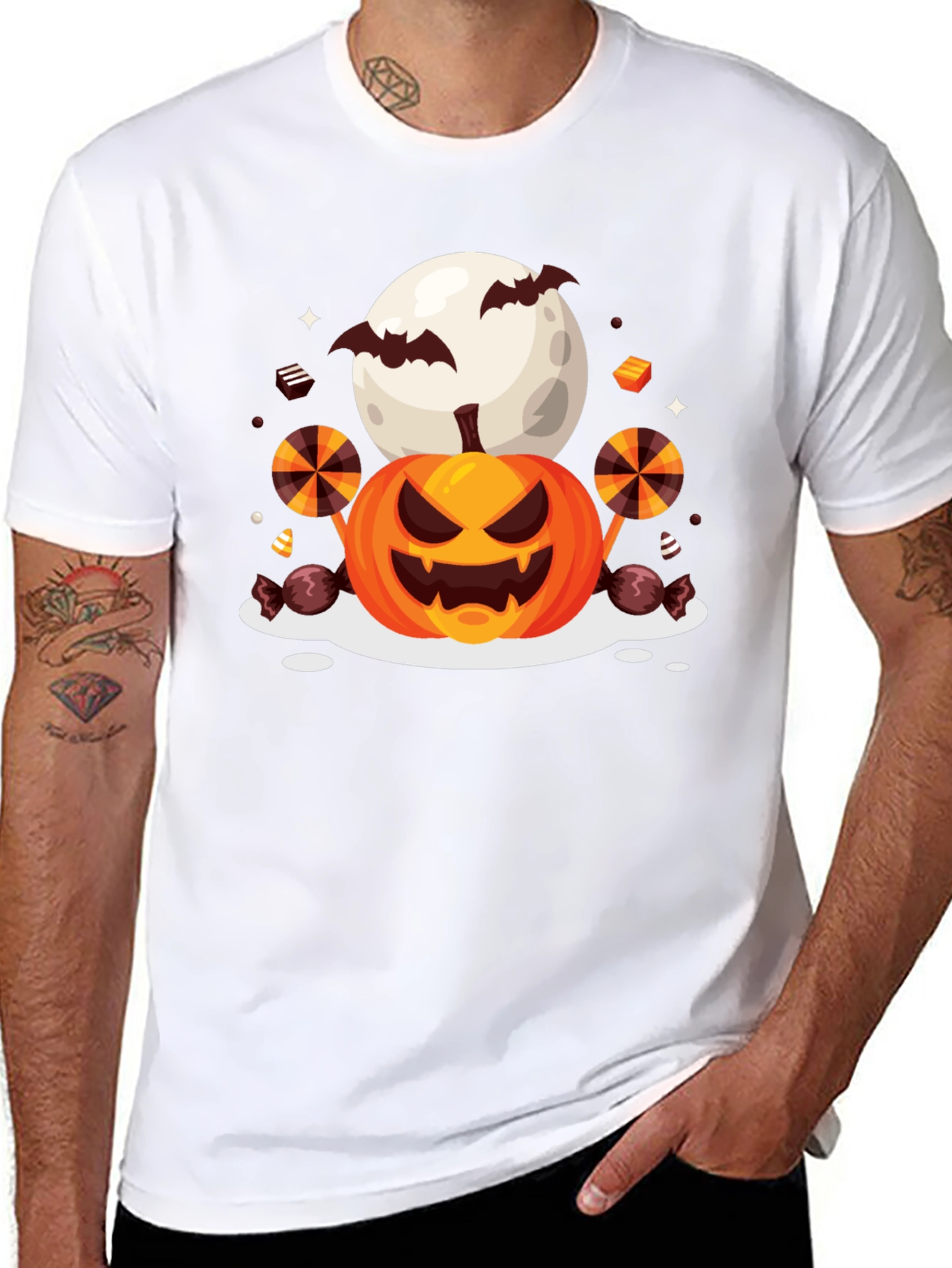 Halloween Pumpkin Candy T-Shirt