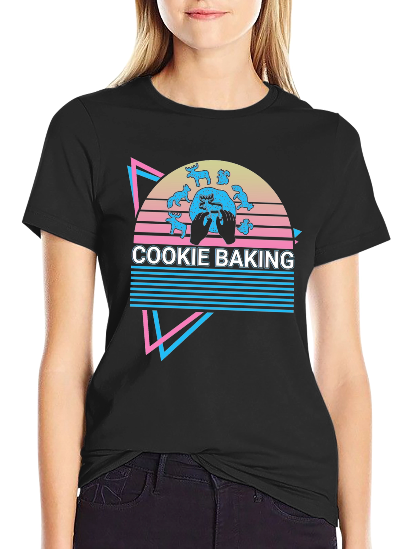 Cookie Baking Retro T-Shirt