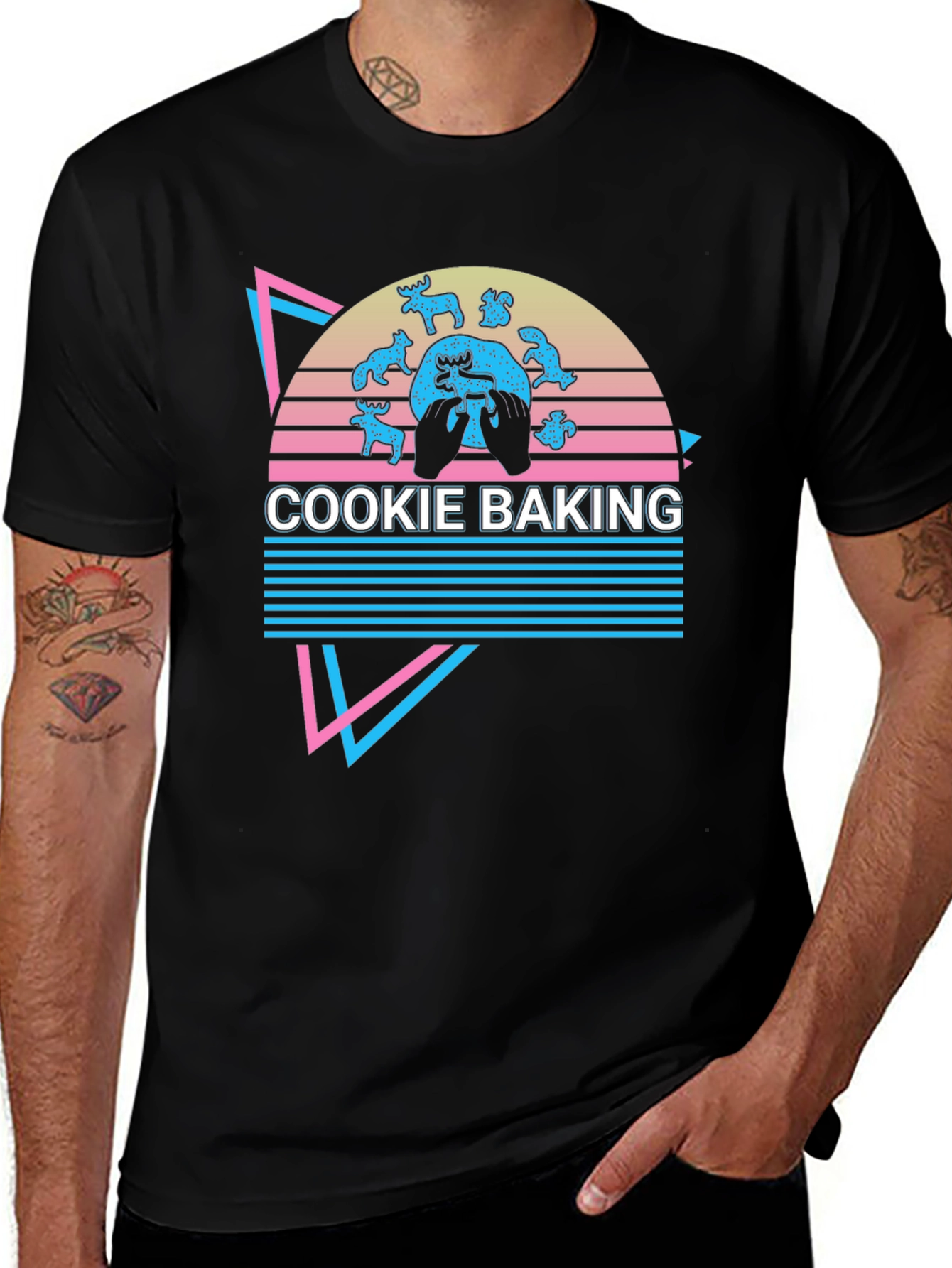 Cookie Baking Retro T-Shirt