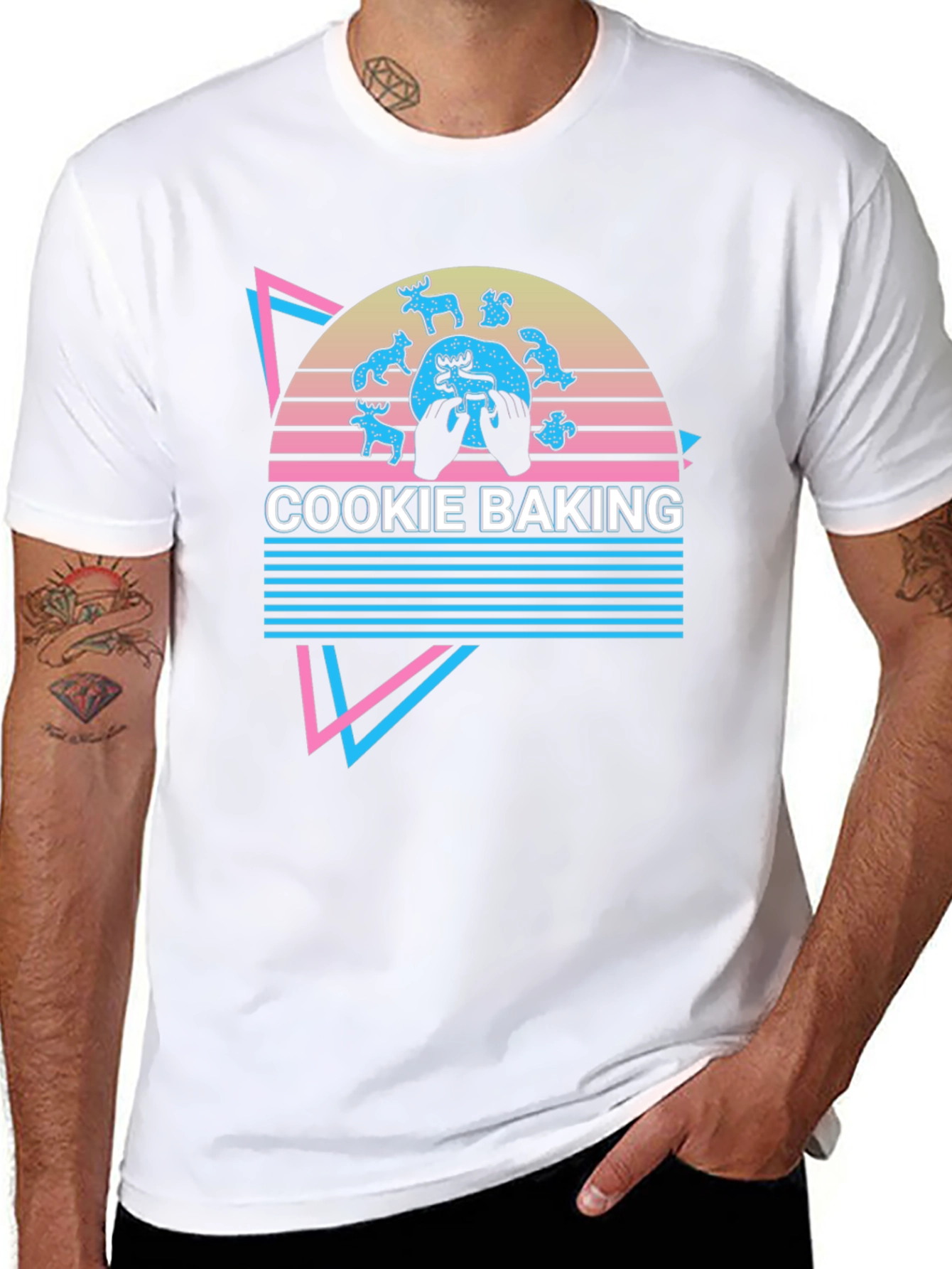 Cookie Baking Retro T-Shirt